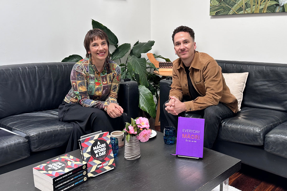 Melanie-Jane's kōrero with author Hēmi Kelly