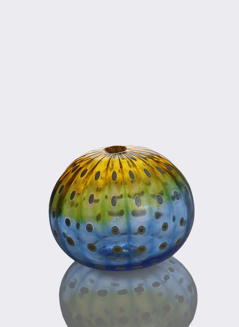 Sea Urchin - Gold & Blue