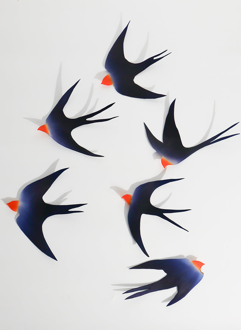 Swallows - Set of Six