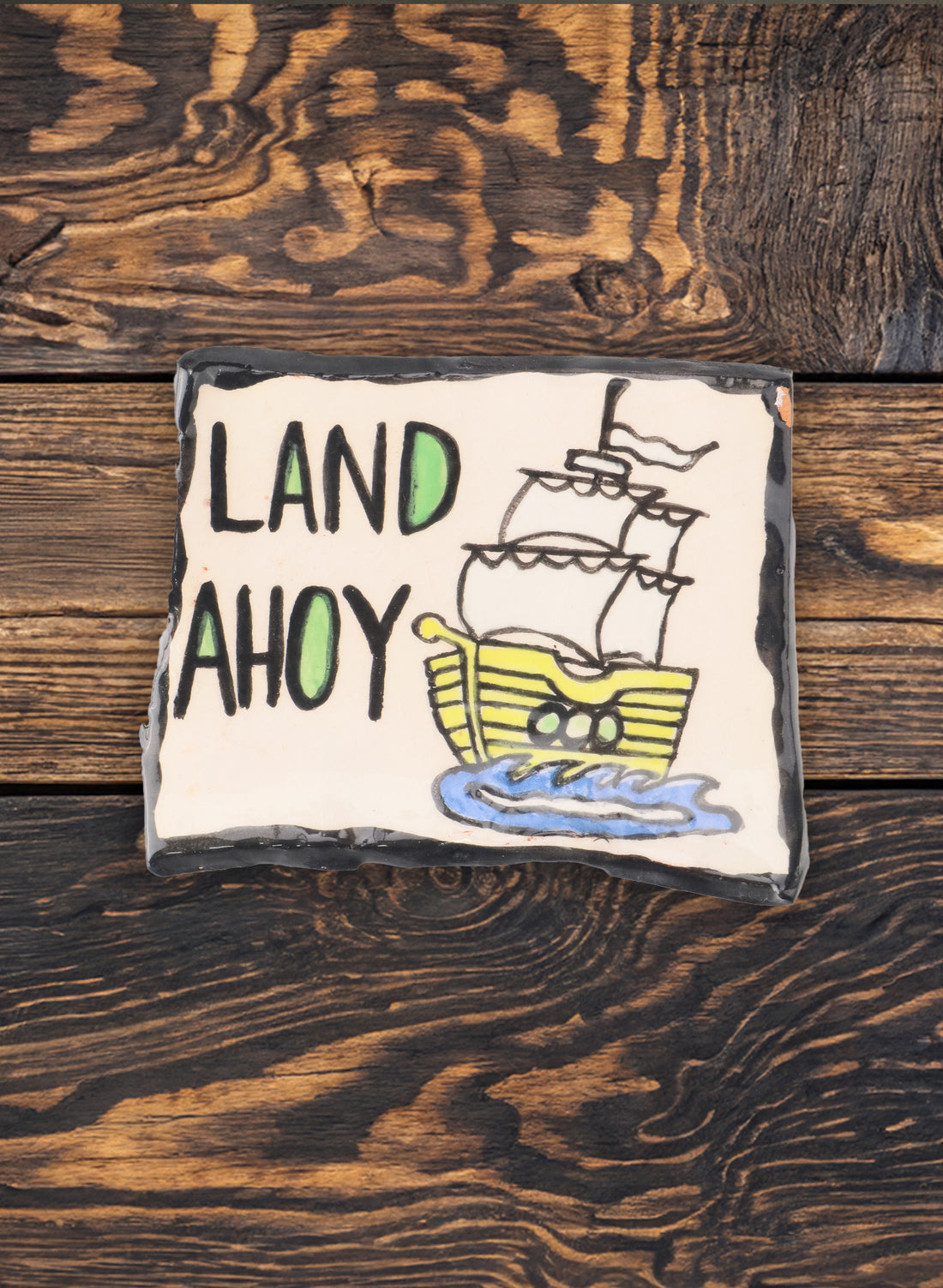 Wall Tile - Land Ahoy