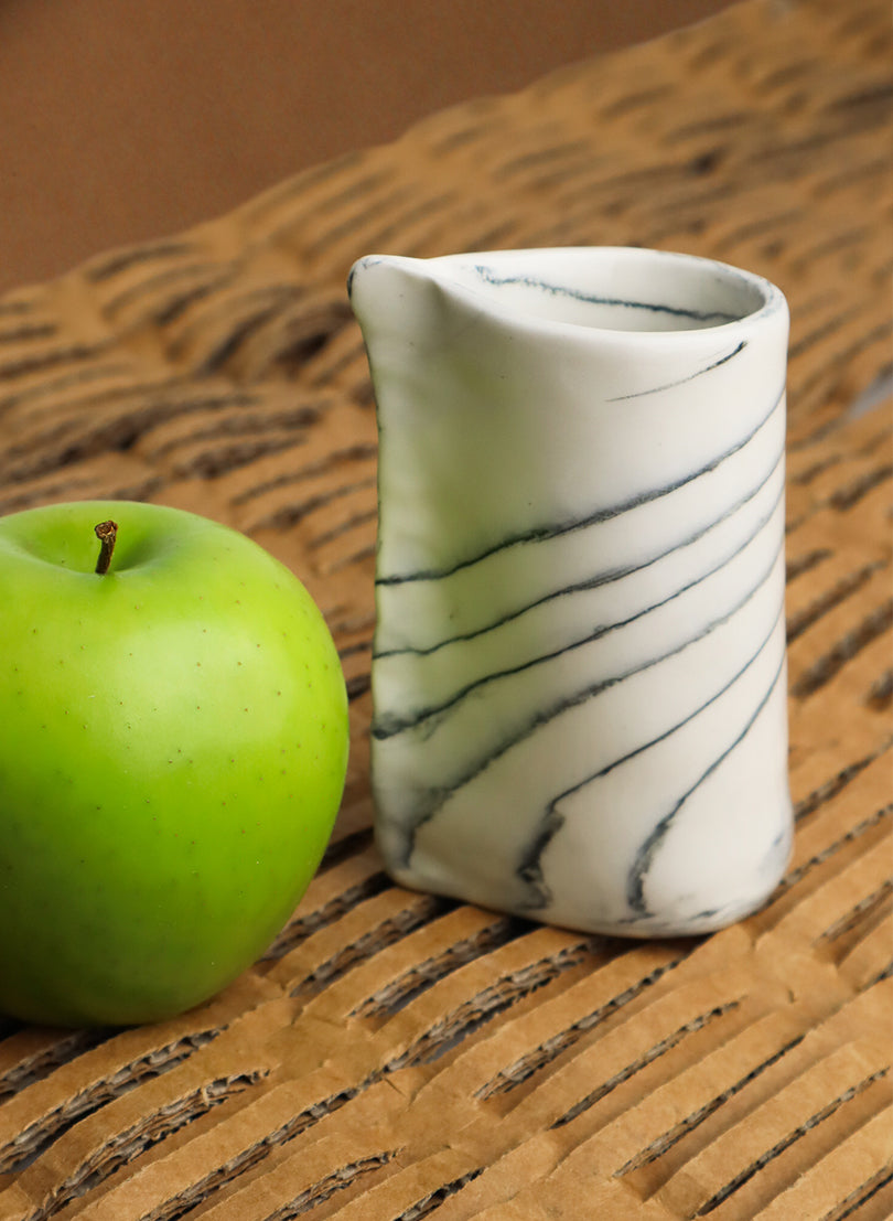 Nerikomi Pinched Small Vase