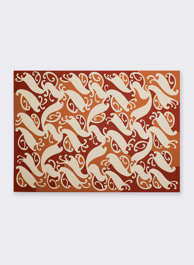 Te pitau a Manaia Series - Kowhai - Original Painting