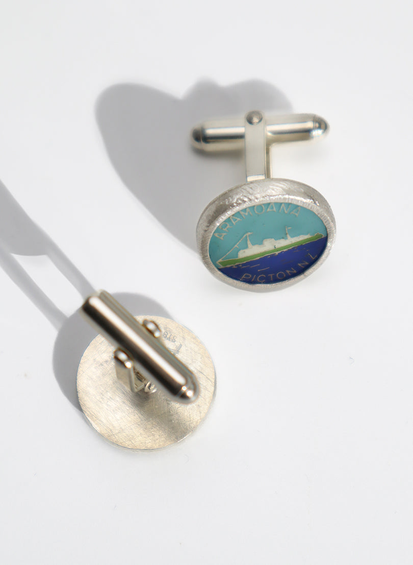 Aramoana Picton Souvenir Cufflinks
