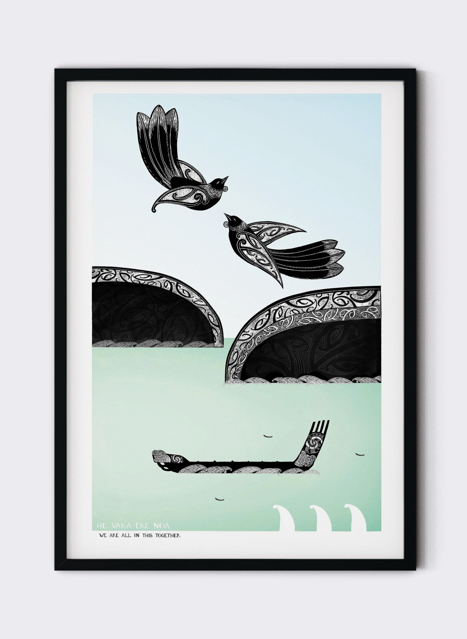 He waka eke noa - Giclée Print