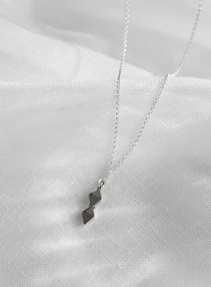 Sterling Silver Bow Necklace