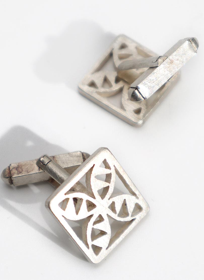Tapa Sterling Silver Cufflinks