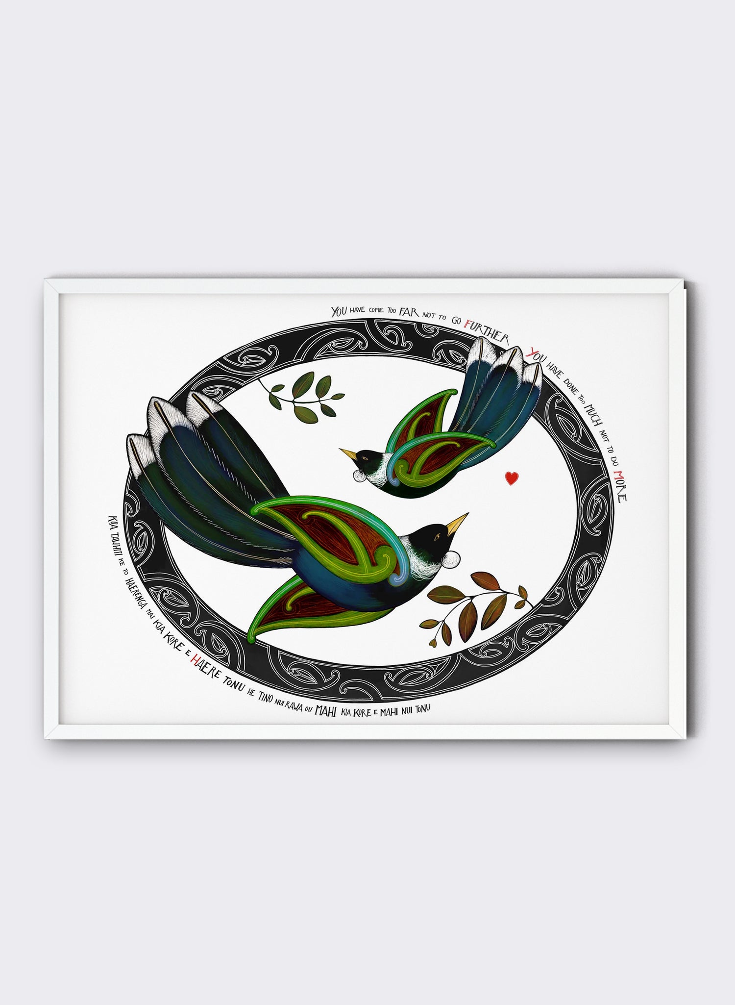 Kia Kaha Tui - Giclée Print