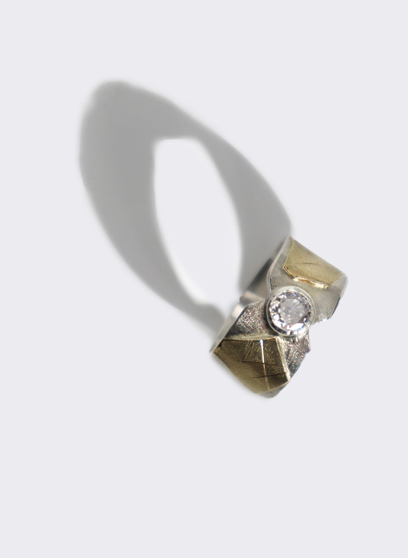 Front & Centre Geomteric Ring