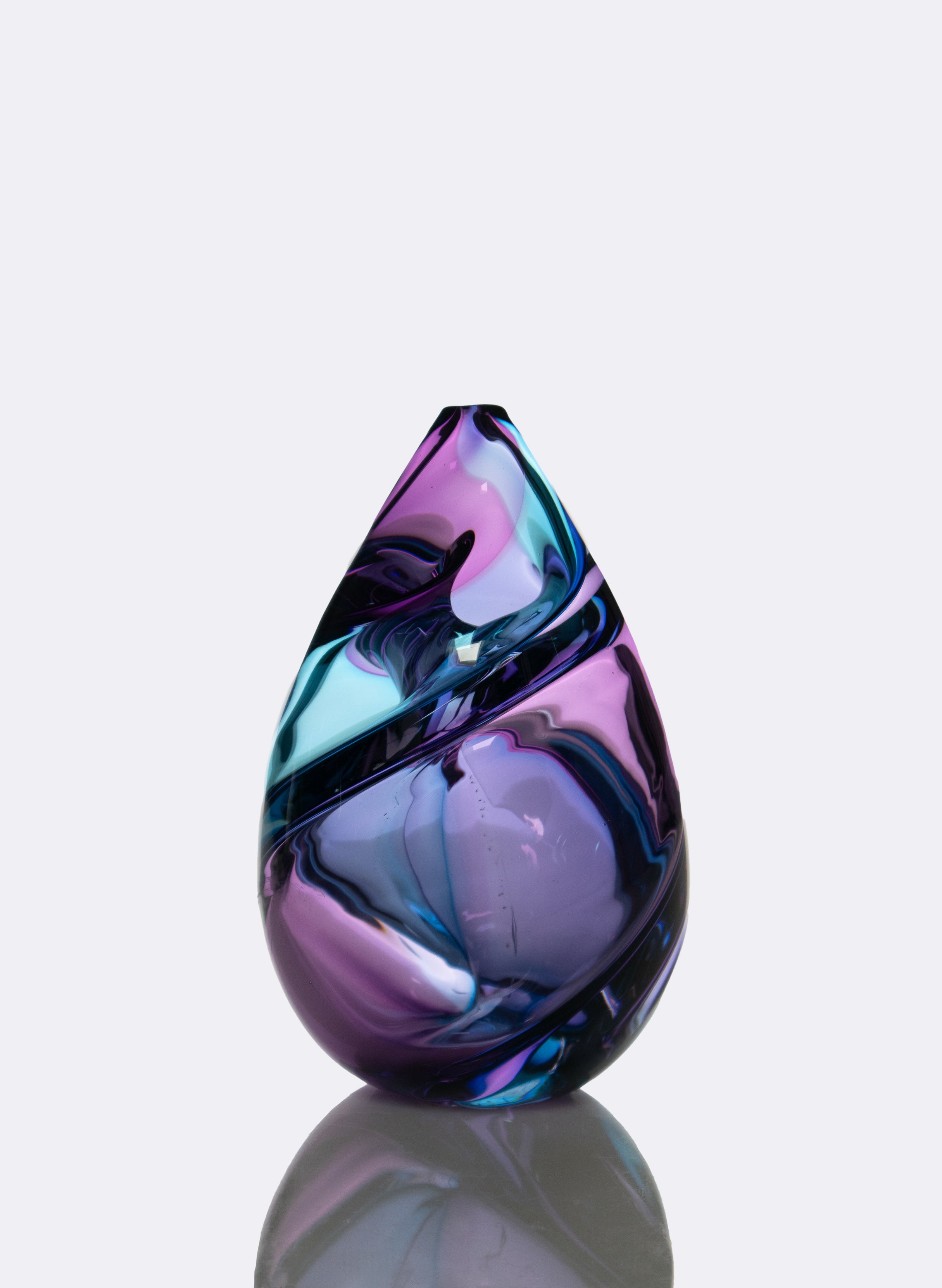 Harlequin Spiral - Purple & Blue