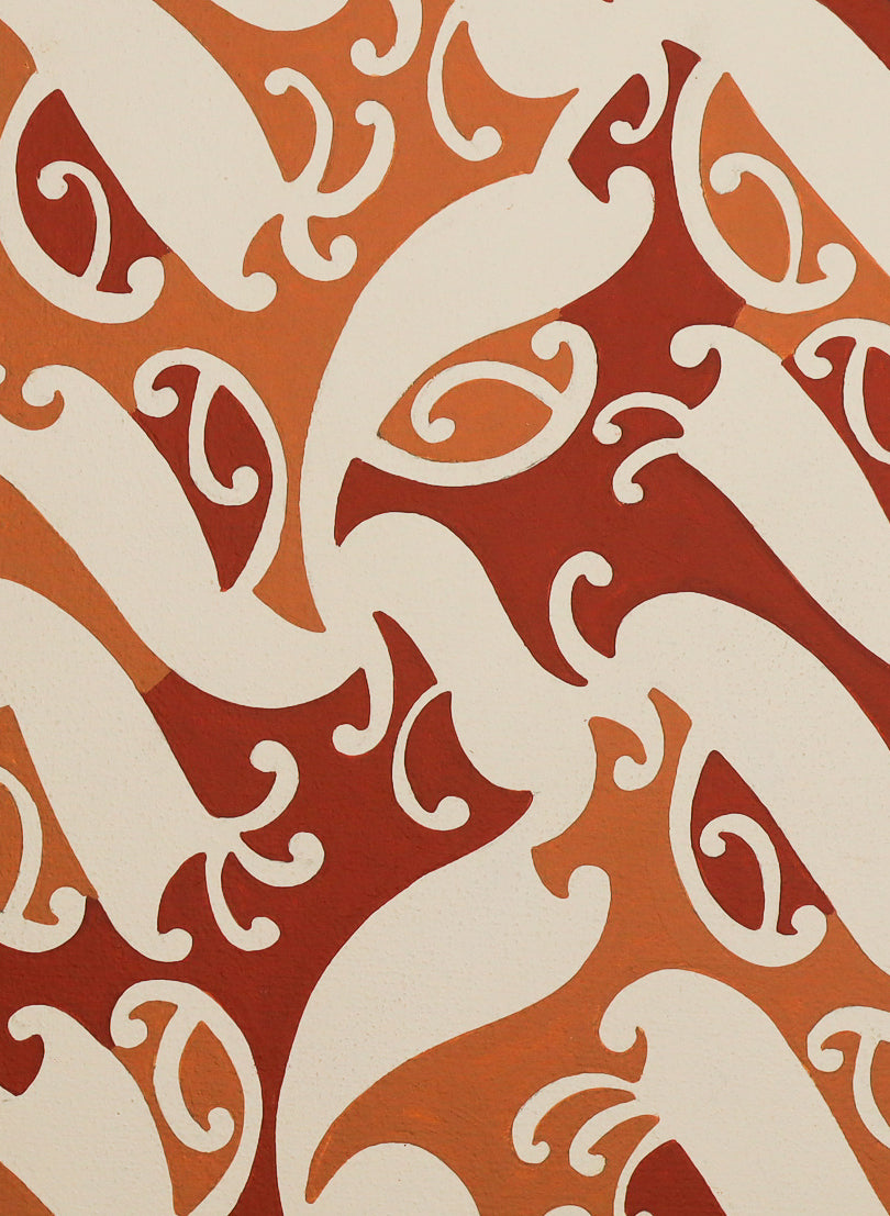 Te pitau a Manaia Series - Kowhai - Original Painting