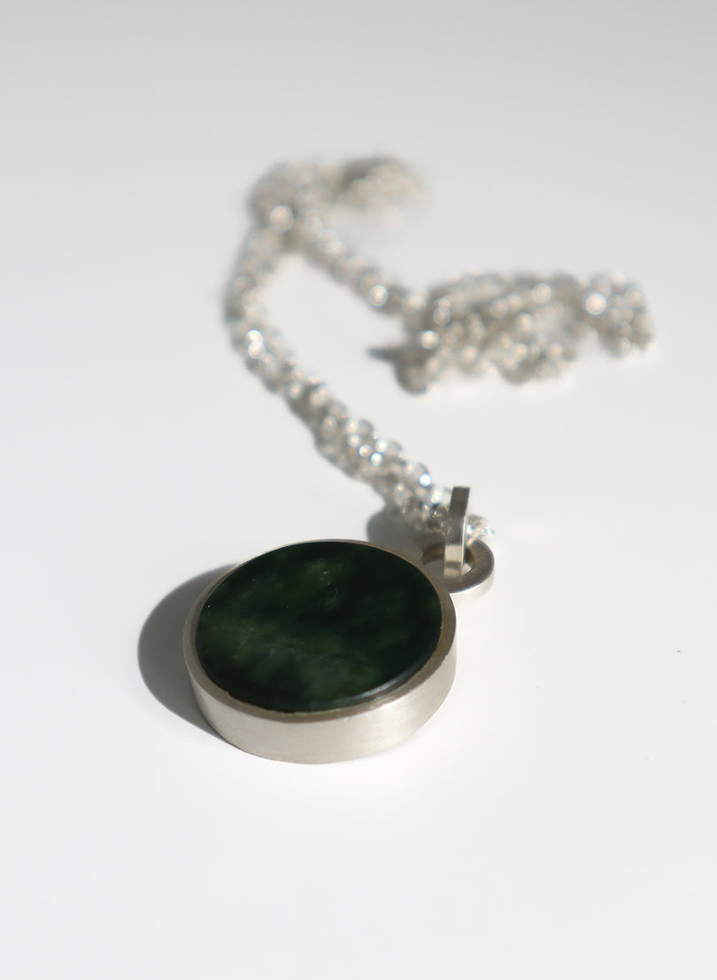 Large Caim Pendant - Pounamu
