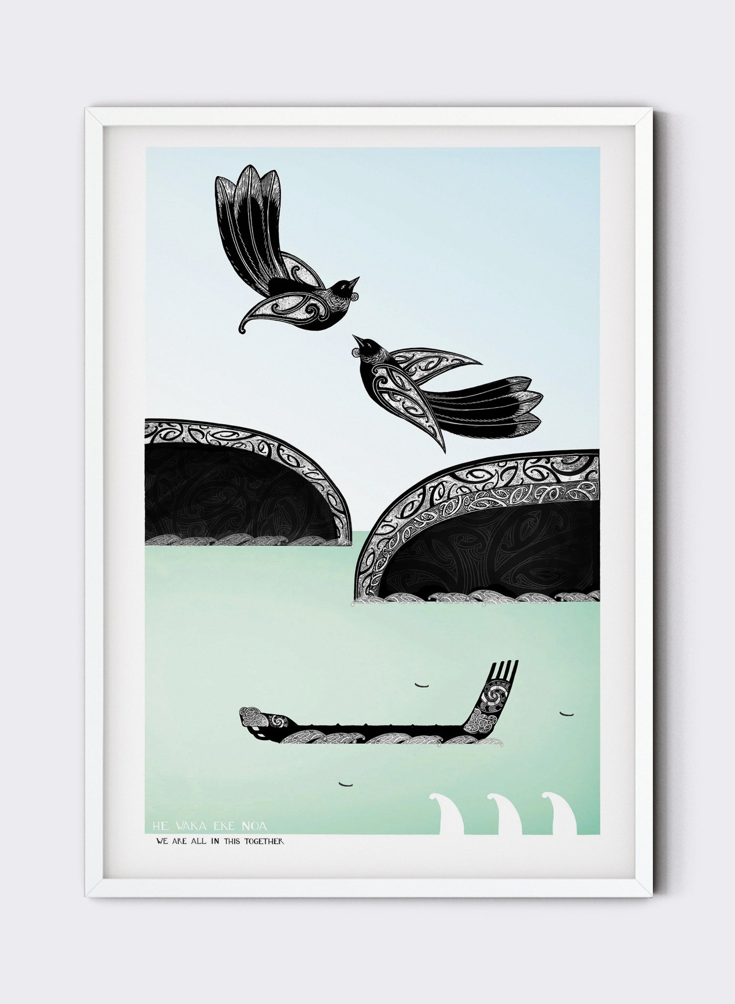 He waka eke noa - Giclée Print