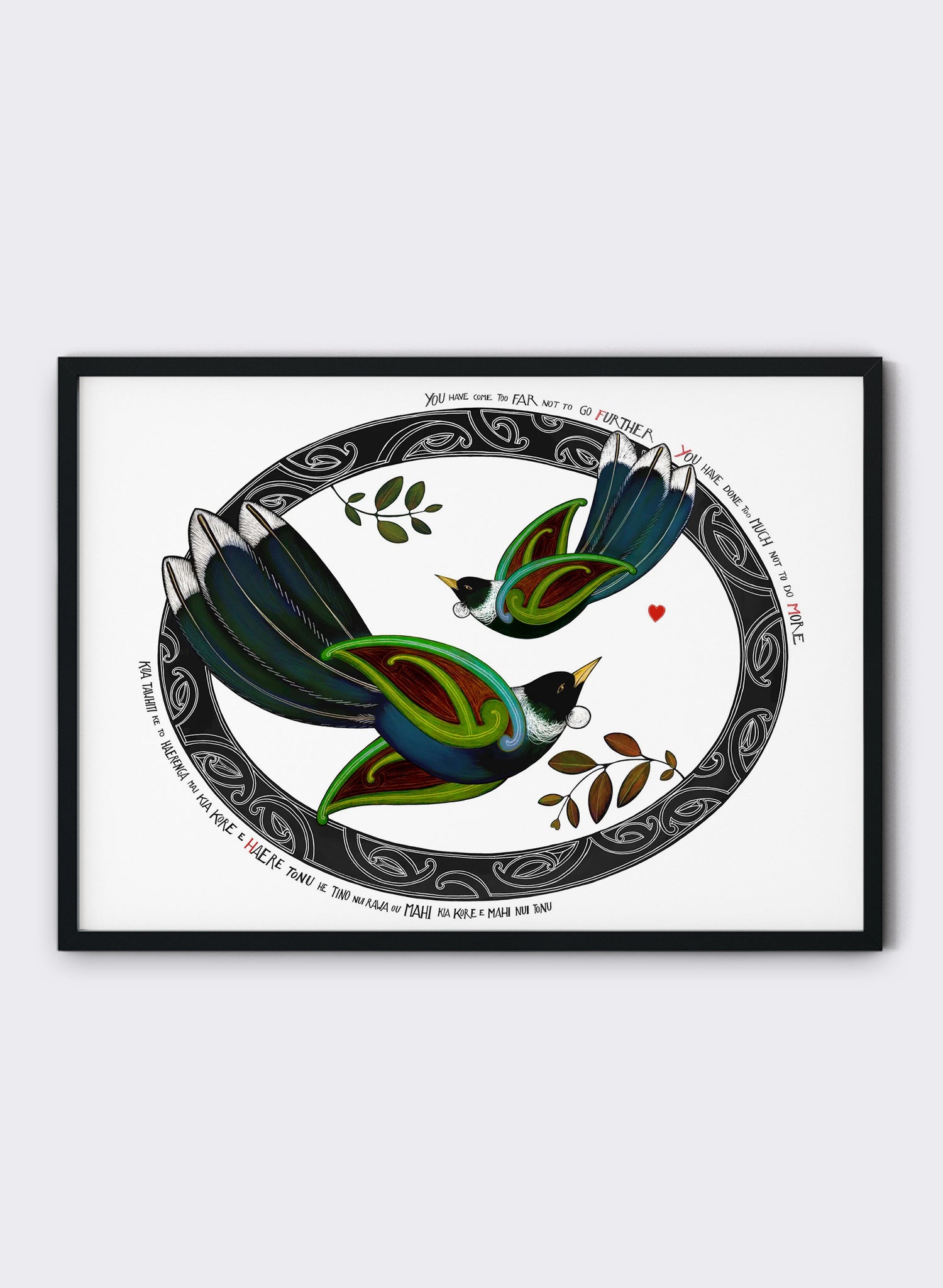 Kia Kaha Tui - Giclée Print