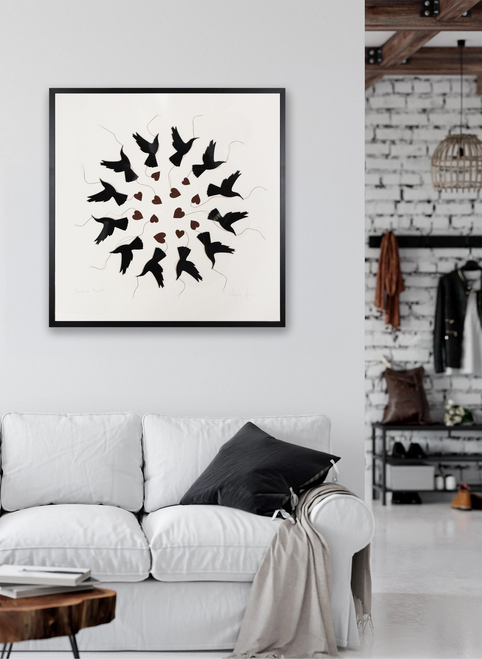 Small Mandala Original - "Have a Heart"