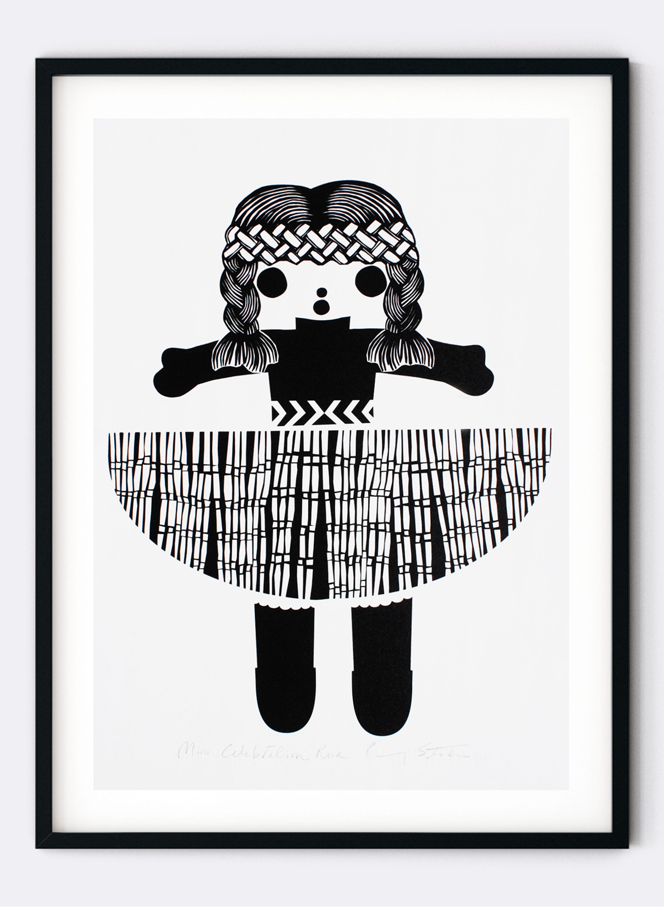 Mini Celebration Rua | Black - Screen Print
