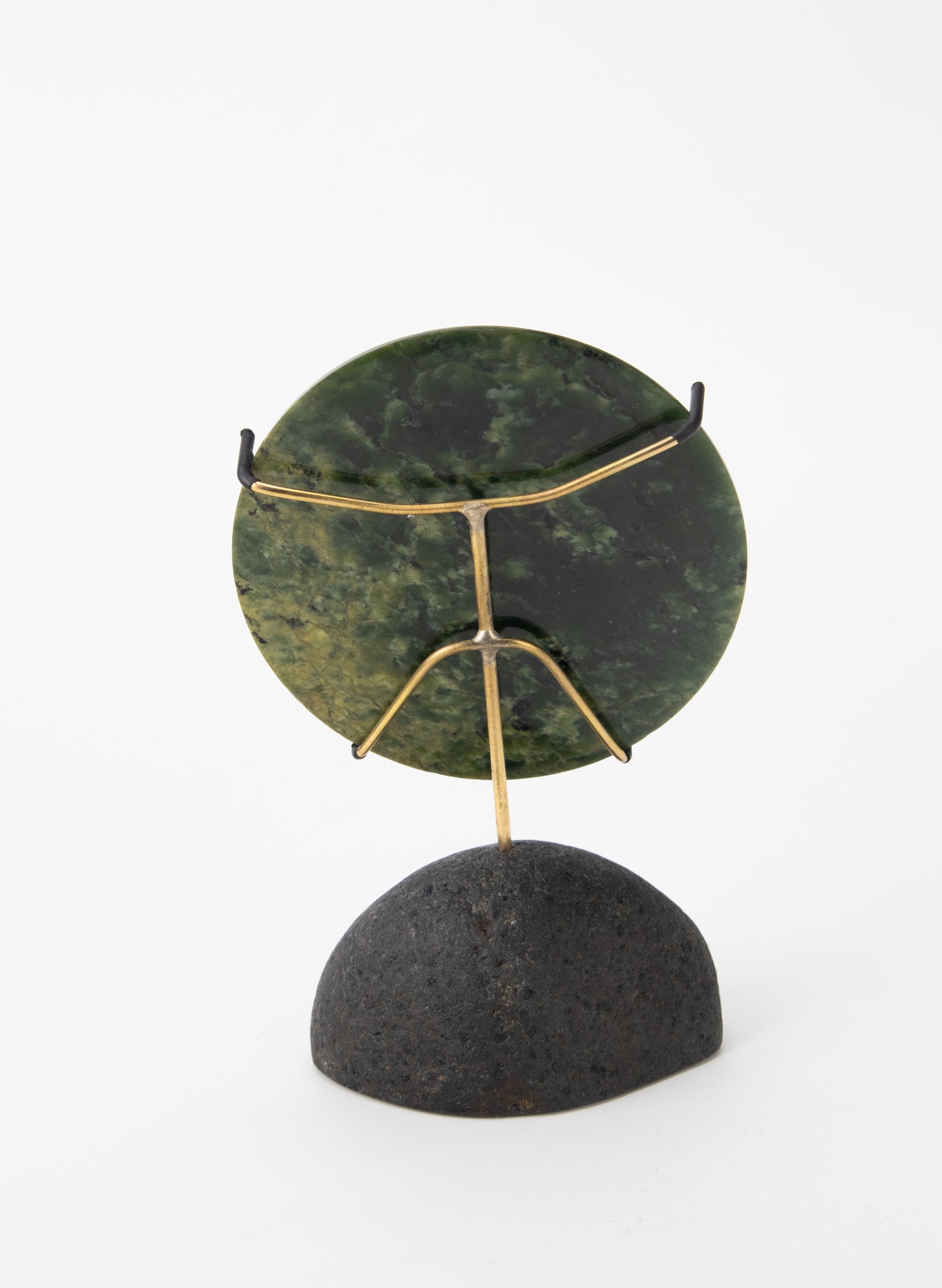 Pounamu Disc Sculpture