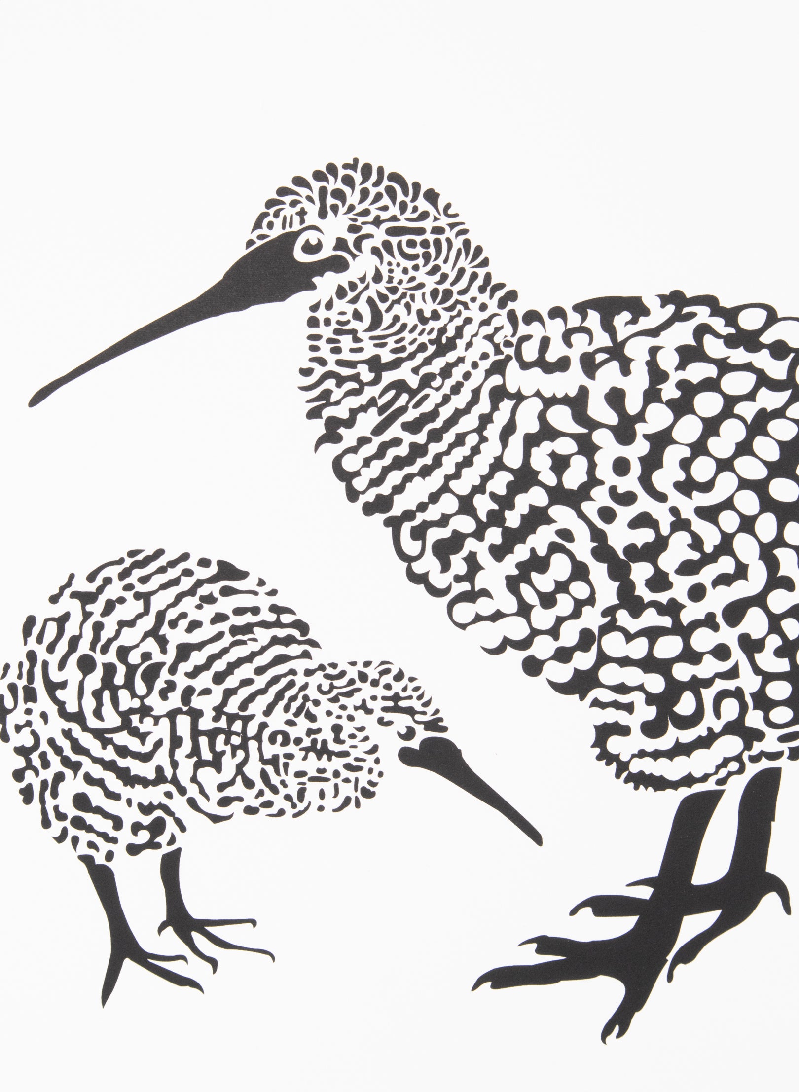 Kiwi | Black - Screen Print