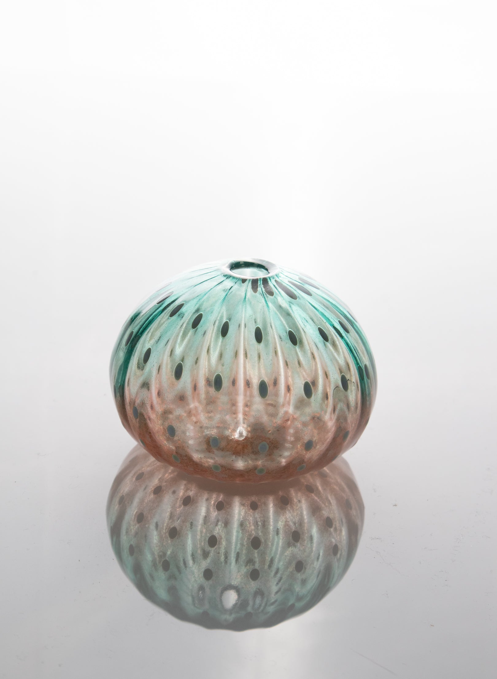 Sea Urchin - Green + Ruby
