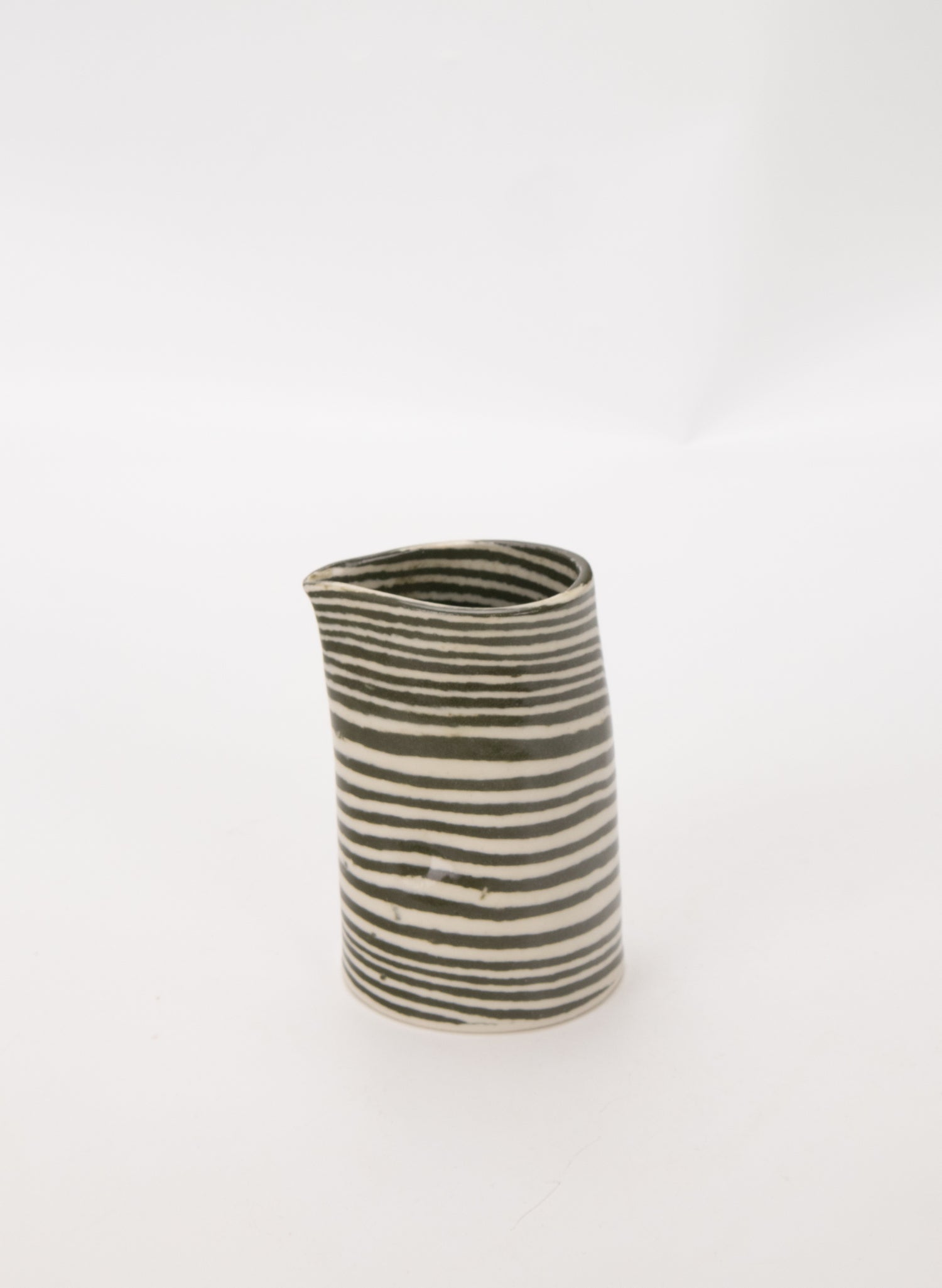 Nerikomi Large Pourer - Dark Green