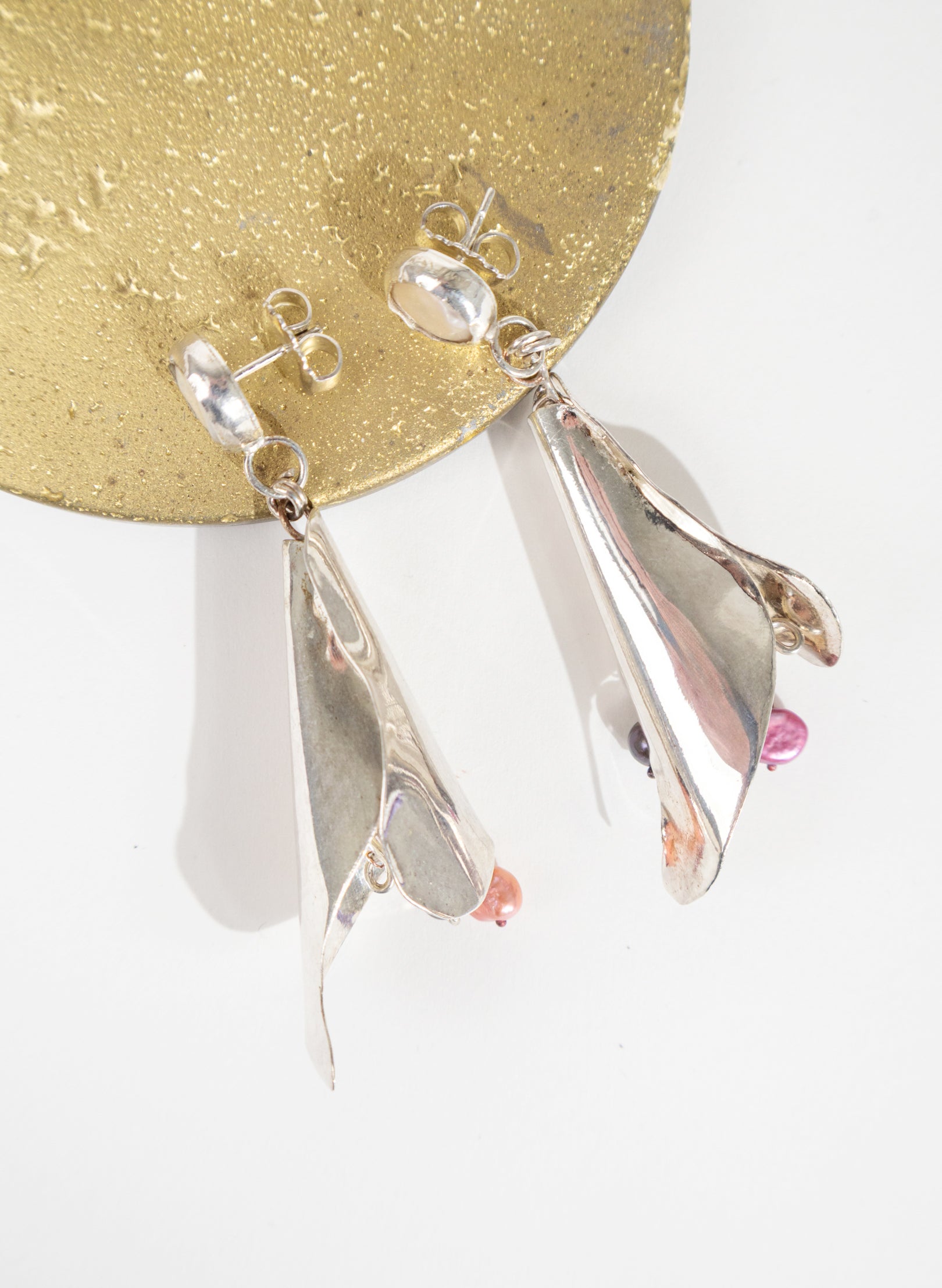 Fuchsia Flower Earrings