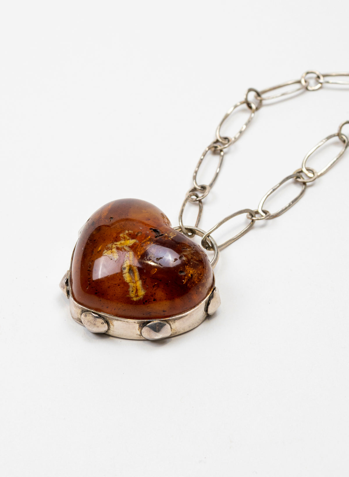 Kauri Gum Heart Necklace