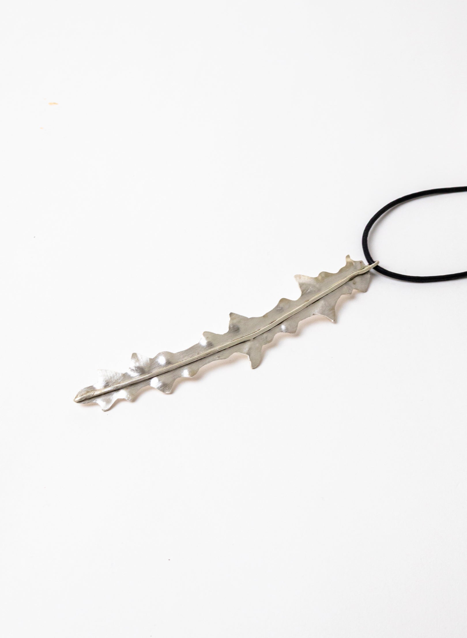 Horoeka Leaf Pendant Silver