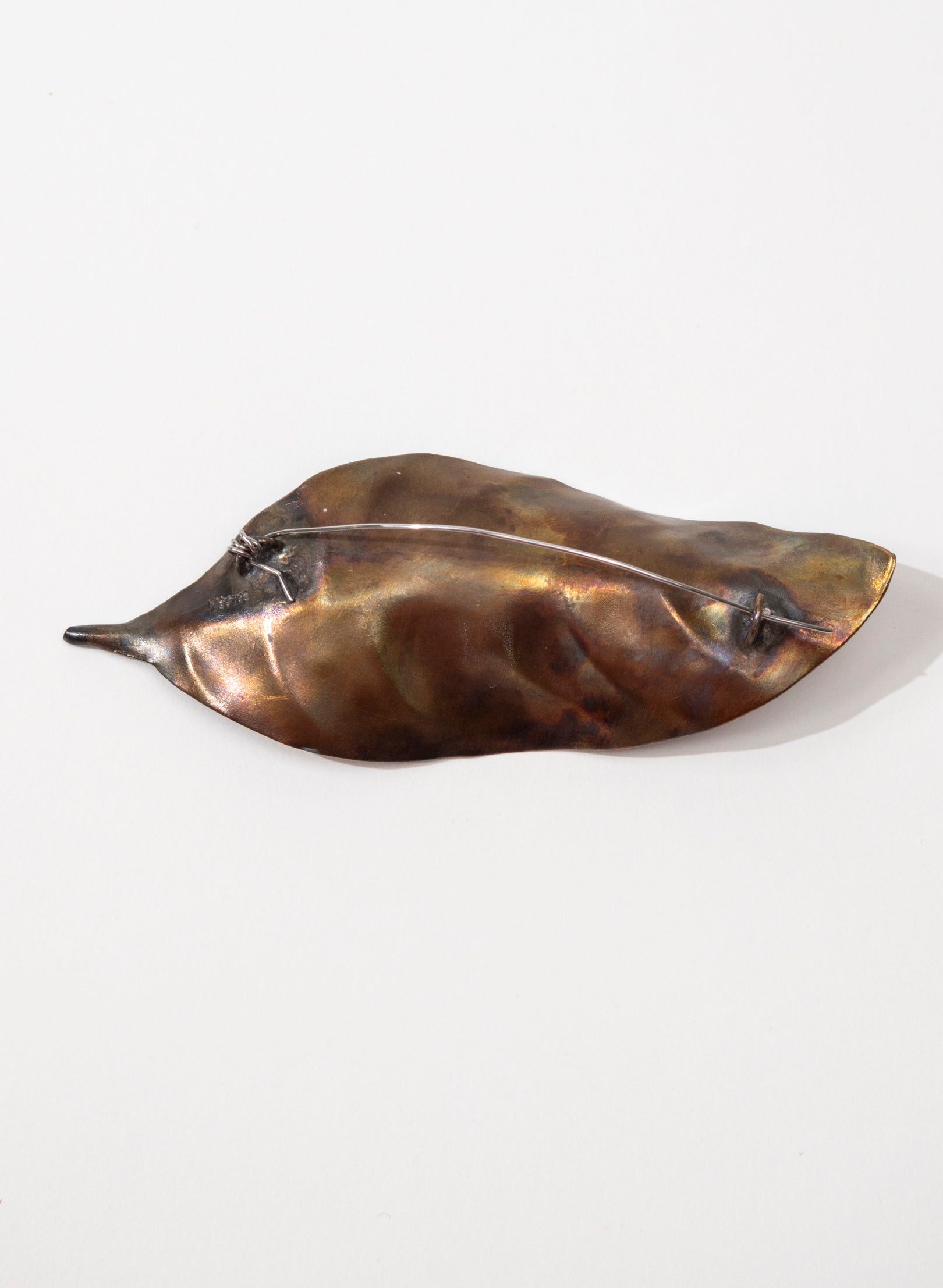 Magnolia Leaf Brooch