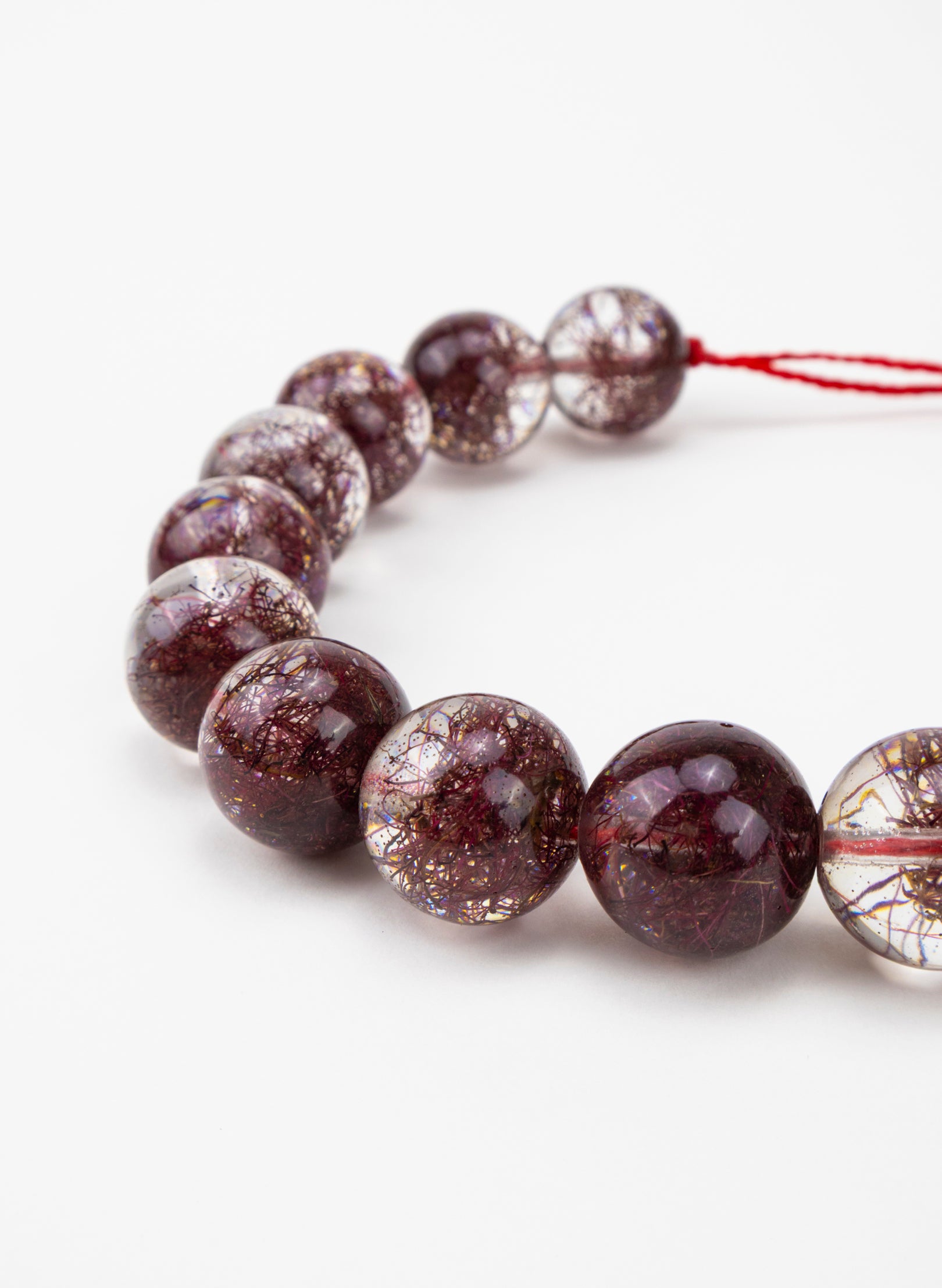 Pōhutukawa Stamens Bead Necklace