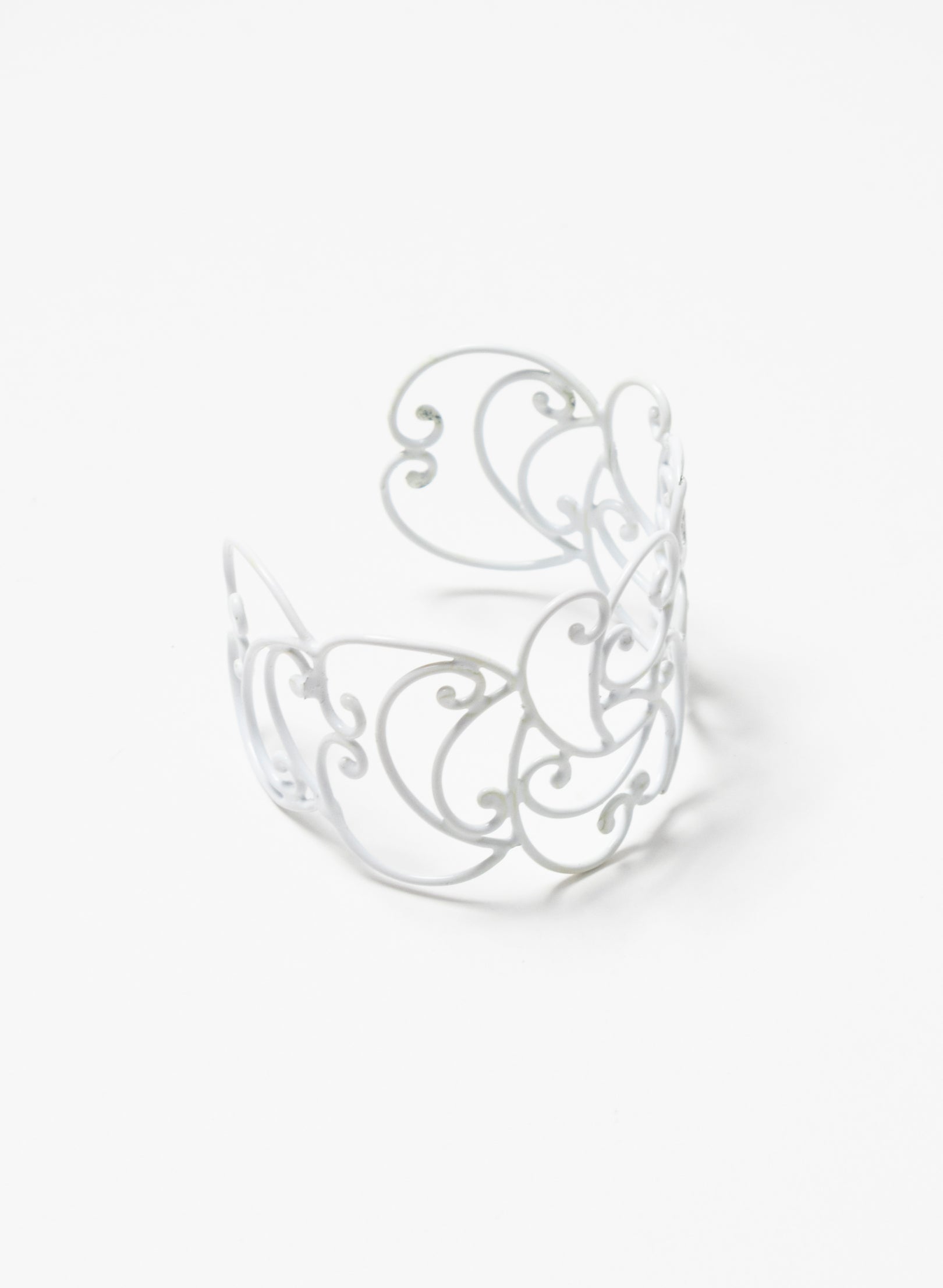 Koru Cuff Bronze/White