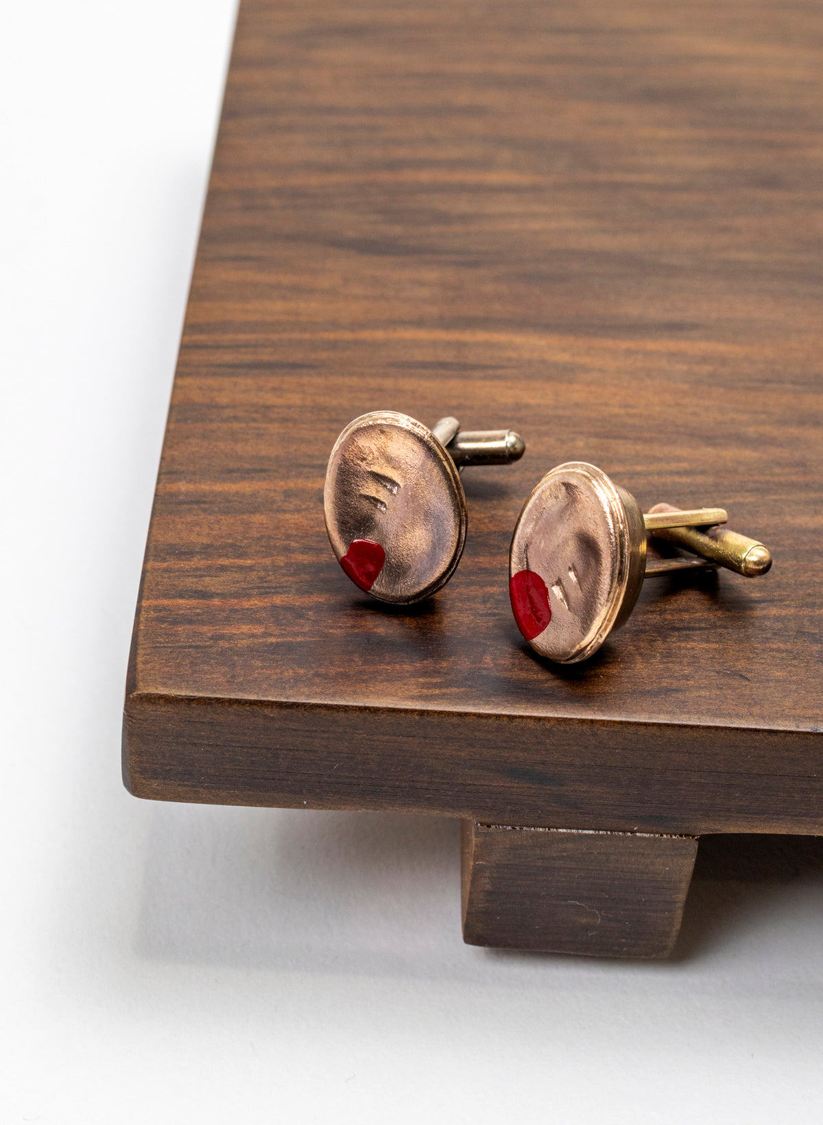 Bronze Meat Pie Cufflinks