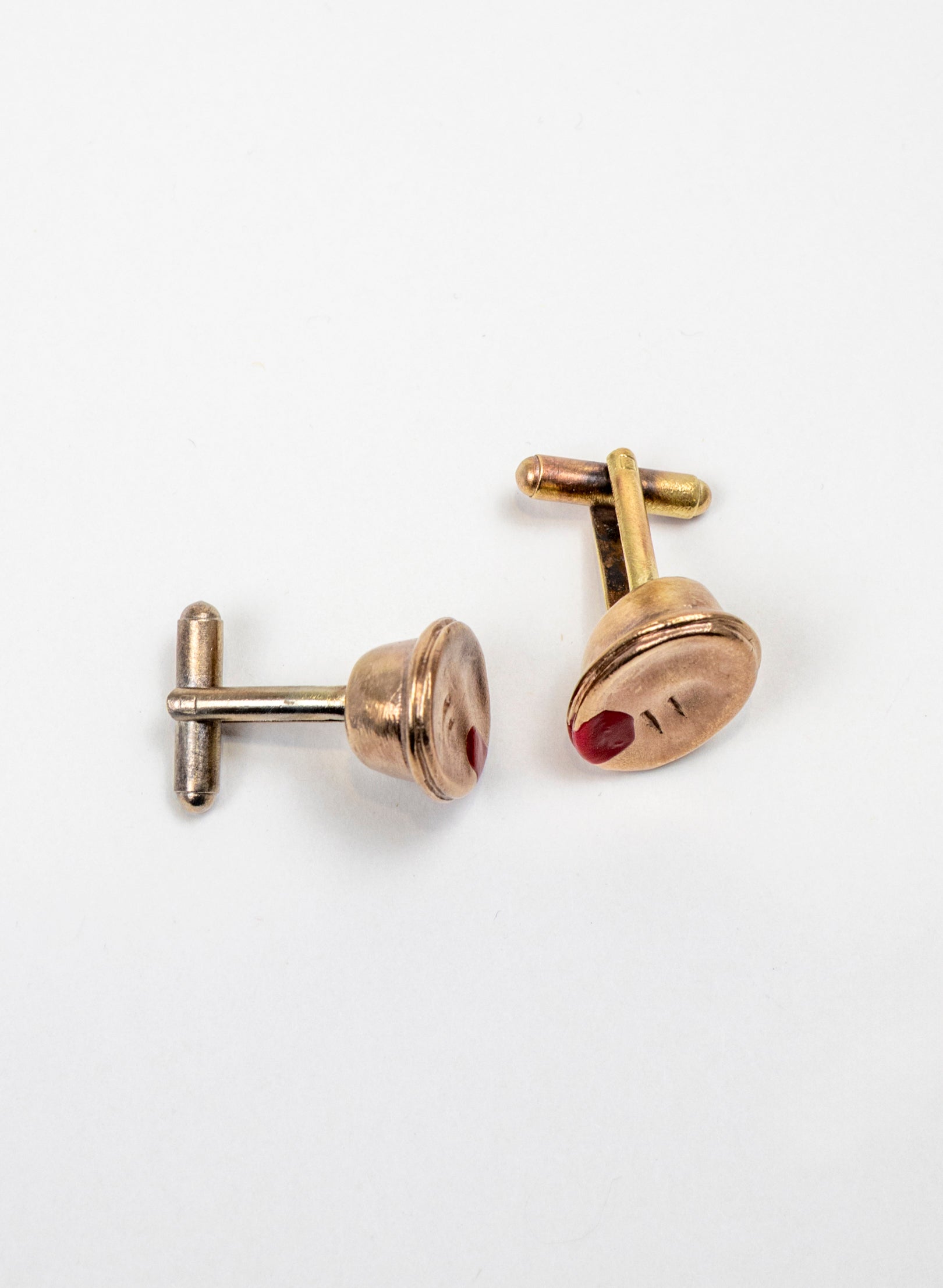 Bronze Meat Pie Cufflinks