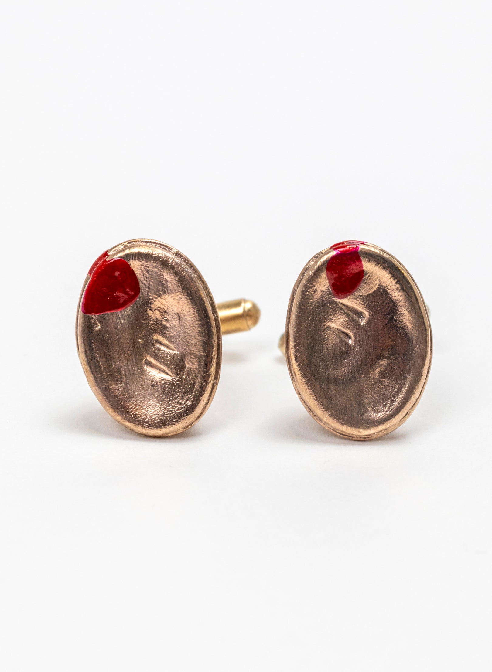 Bronze Meat Pie Cufflinks