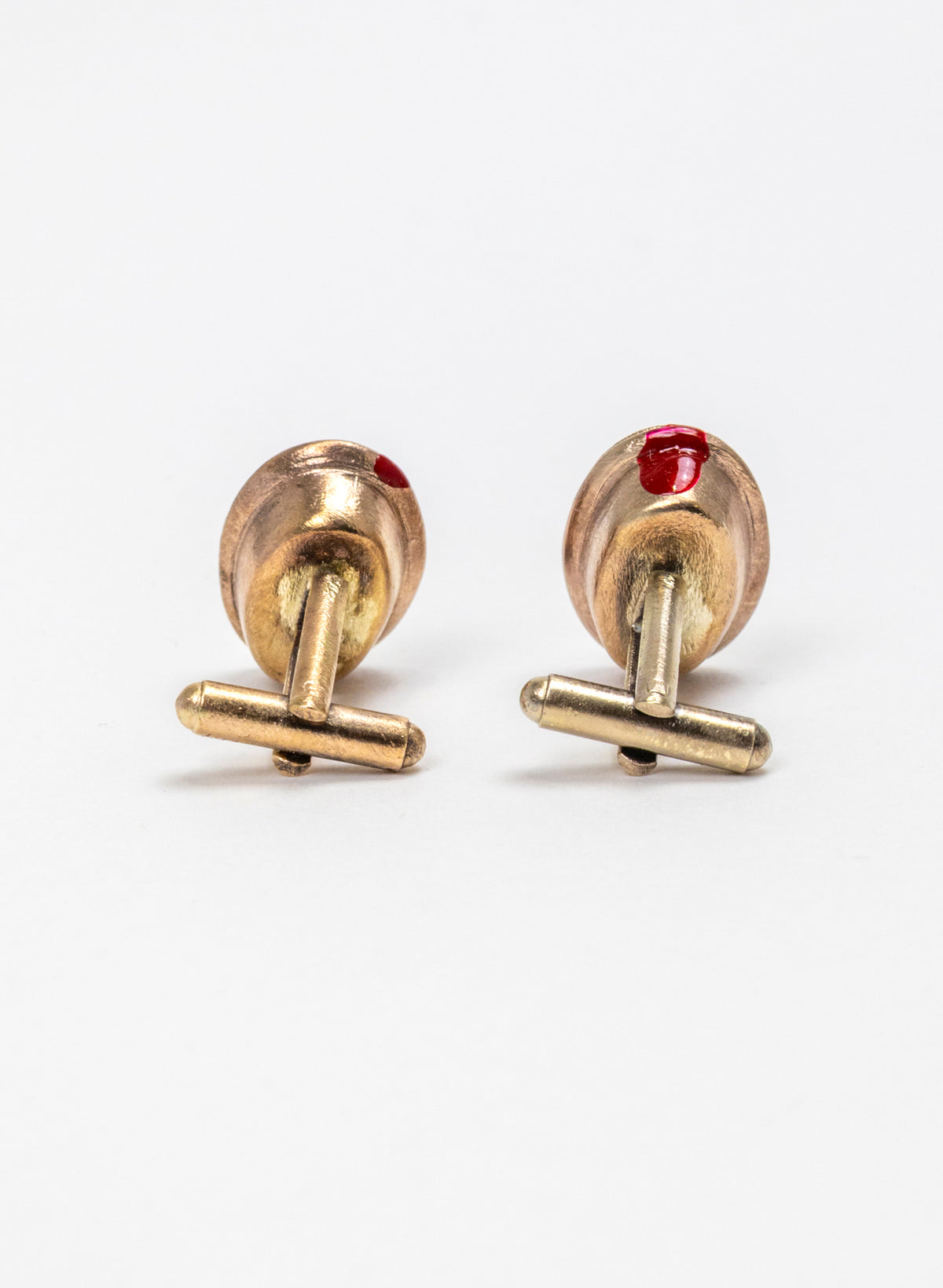 Bronze Meat Pie Cufflinks