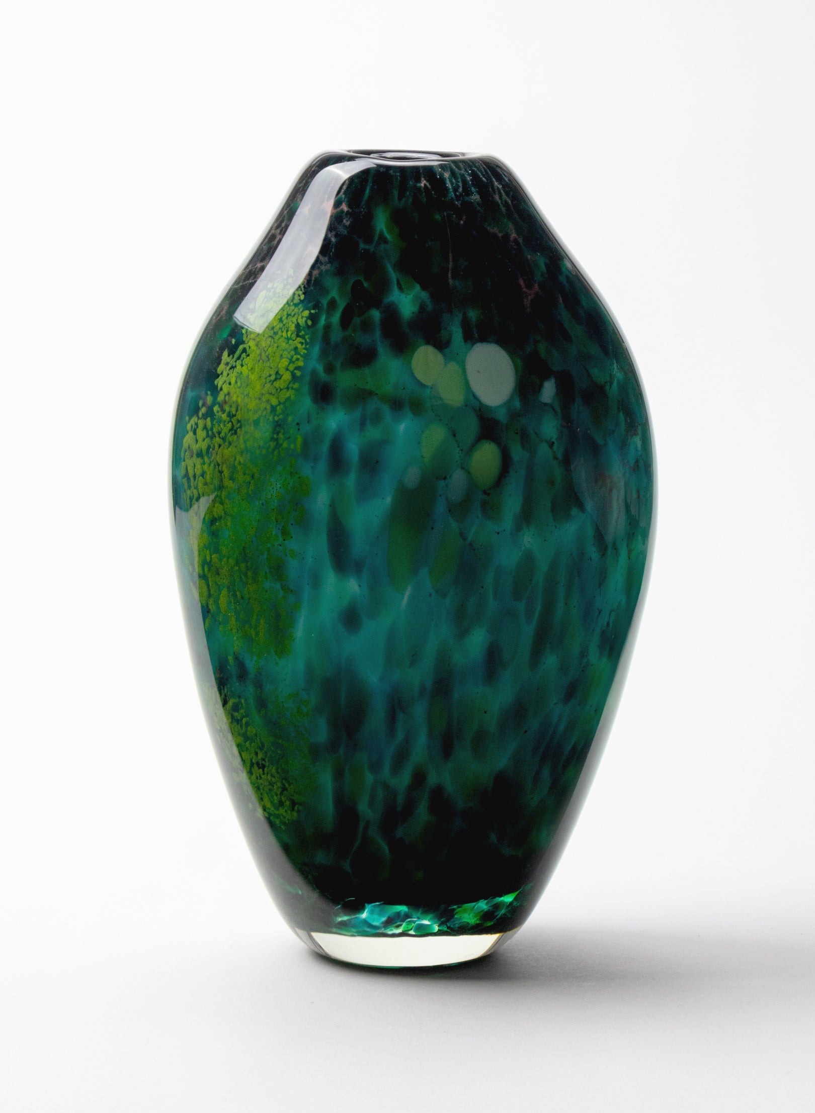 Greenstone Glass Vase