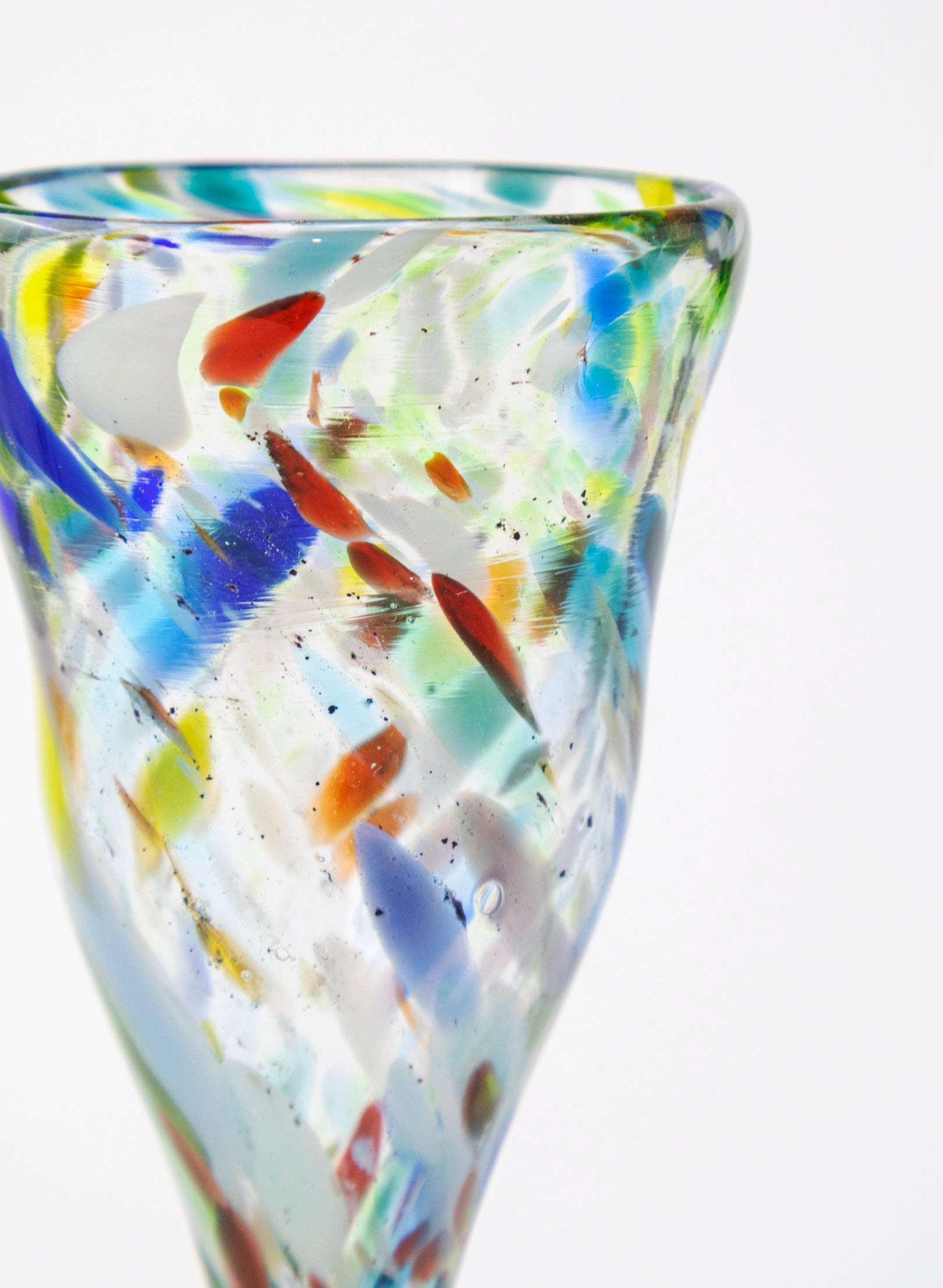 Spotty Glass Goblet