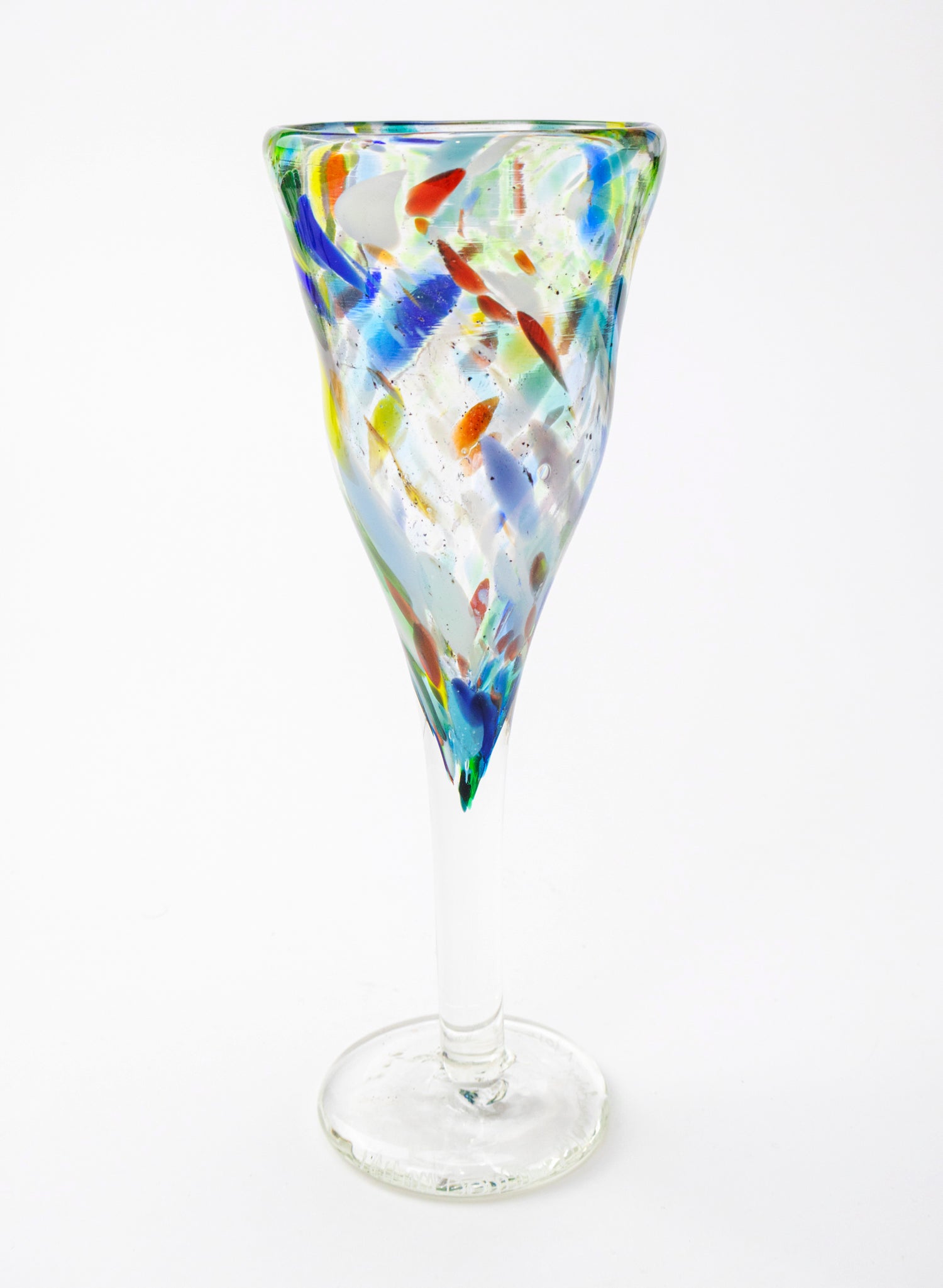 Spotty Glass Goblet