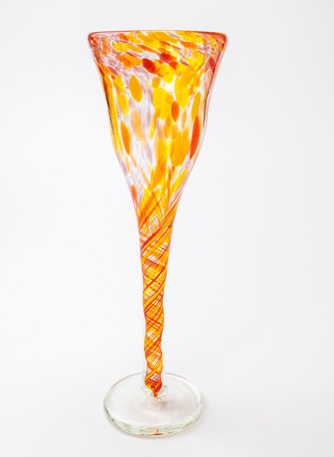 Spotty Glass Goblet