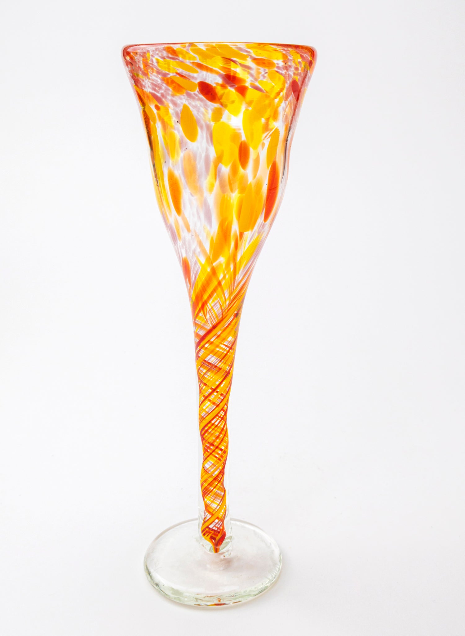 Spotty Glass Goblet