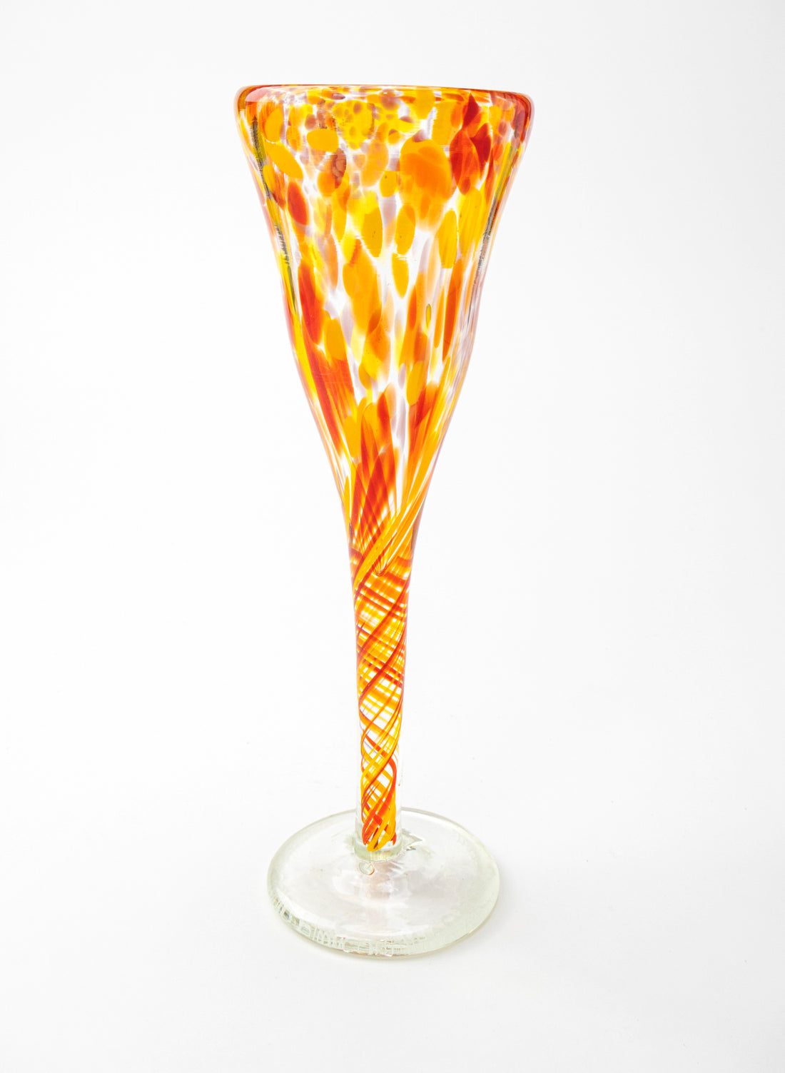 Spotty Glass Goblet