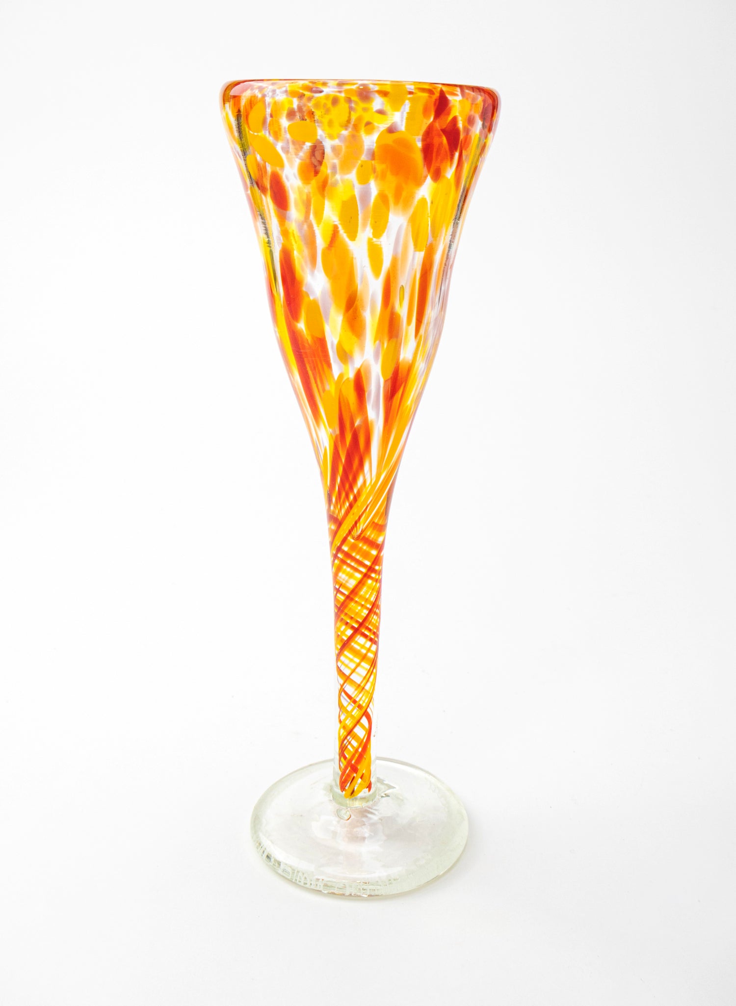 Spotty Glass Goblet