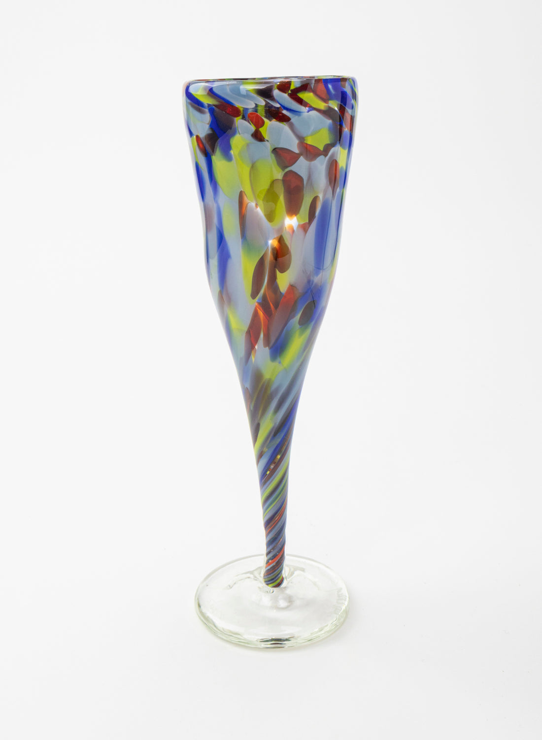 Spotty Glass Goblet