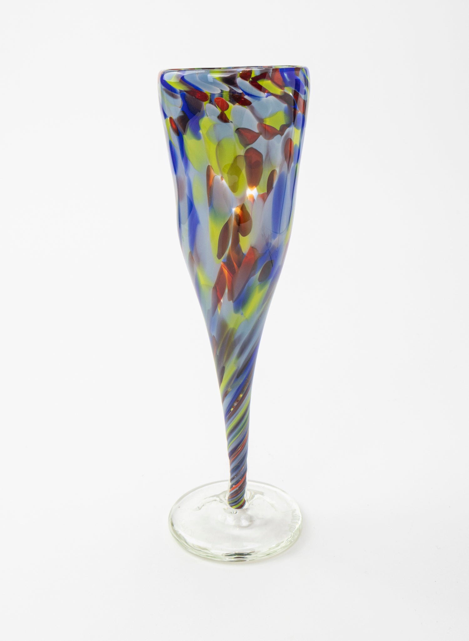 Spotty Glass Goblet