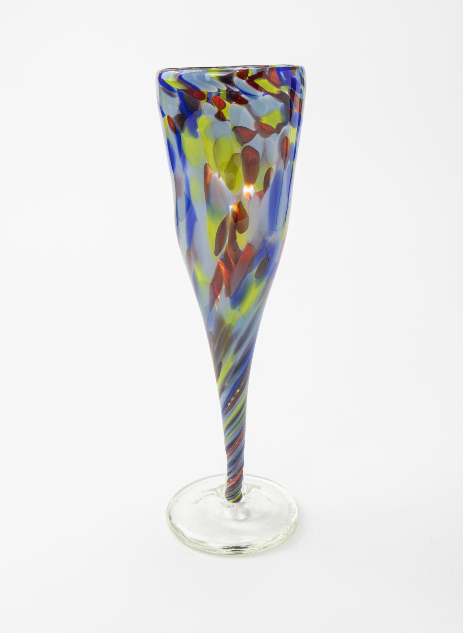 Spotty Glass Goblet