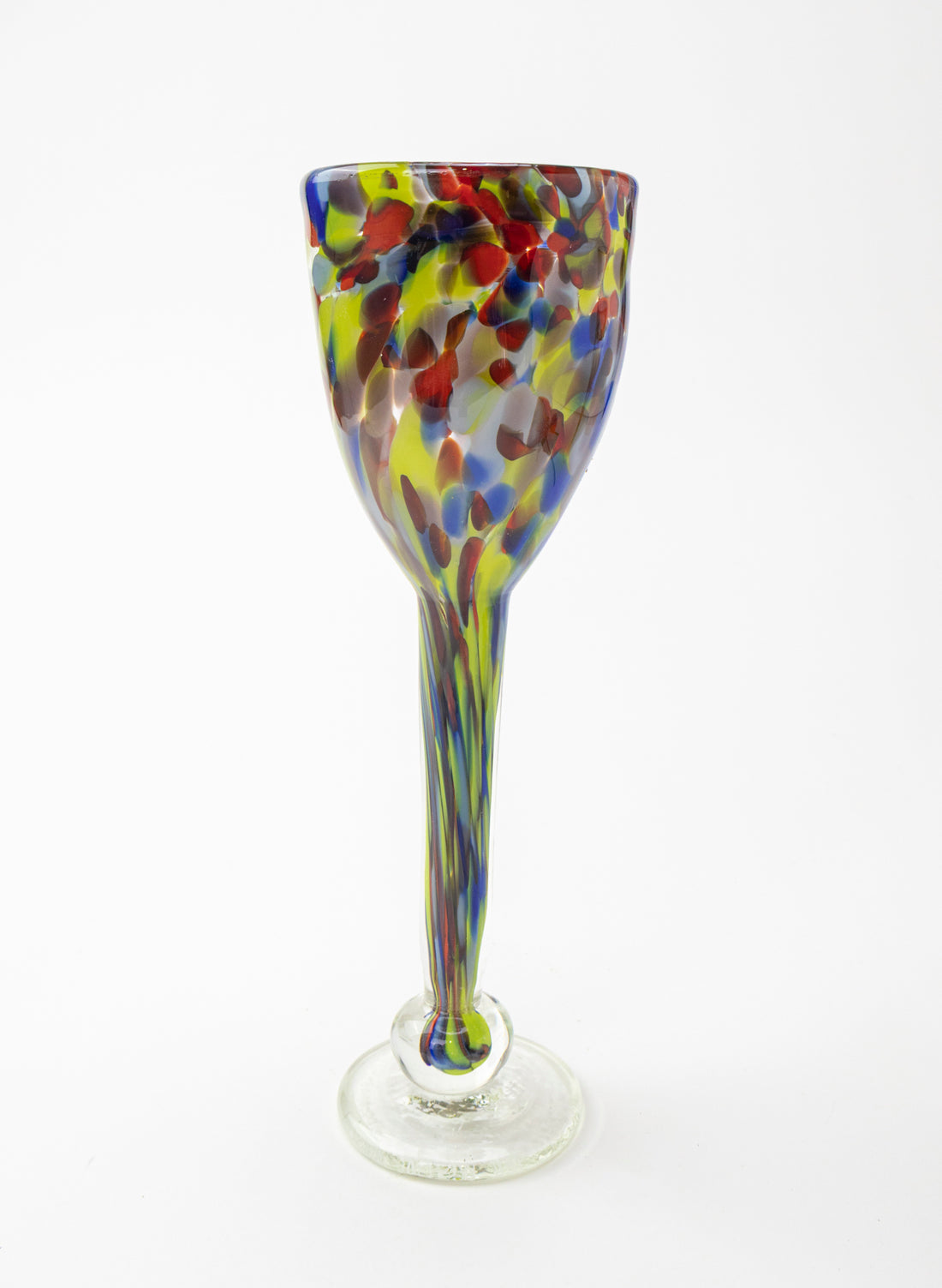 Spotty Glass Goblet