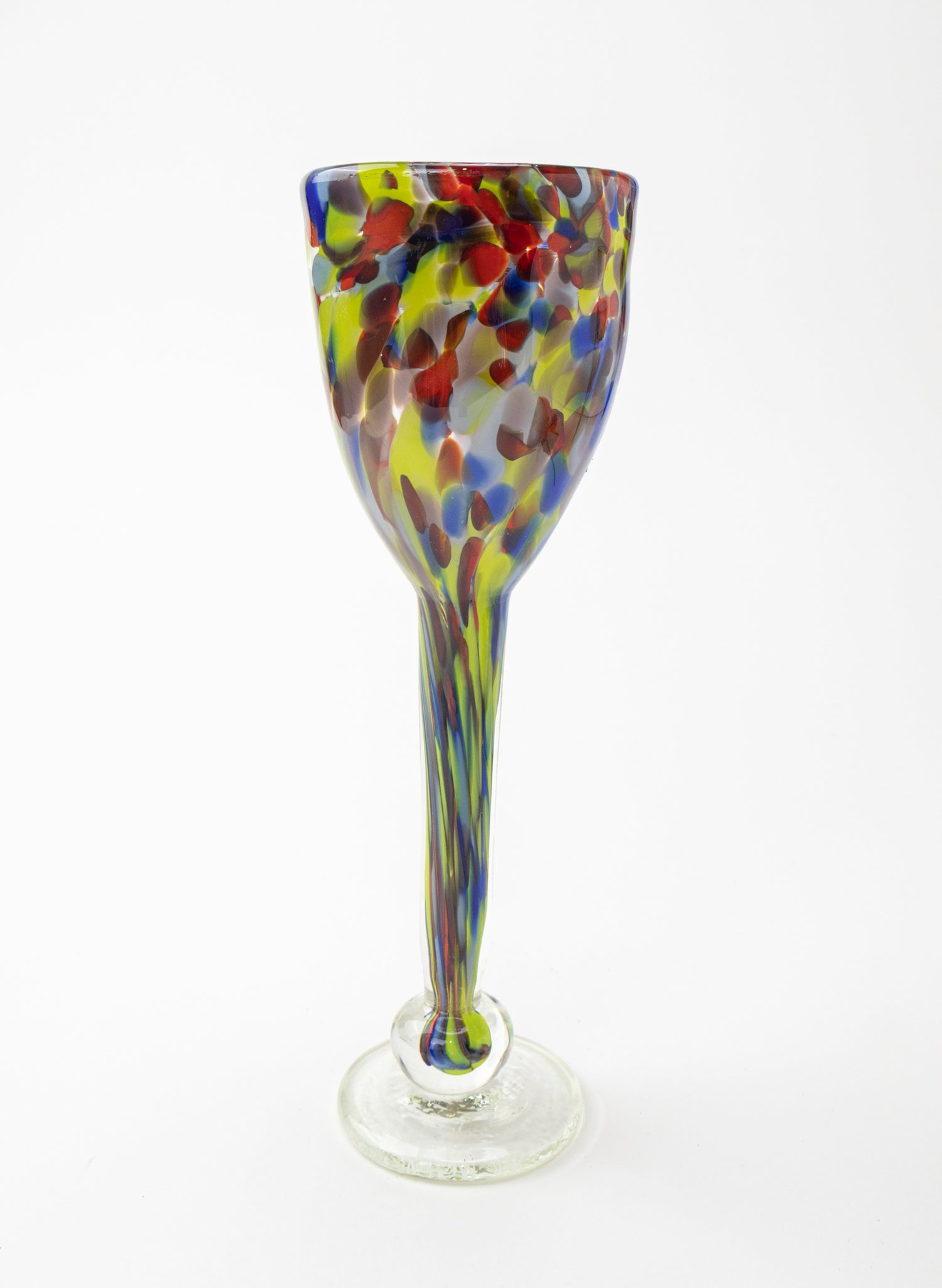 Spotty Glass Goblet