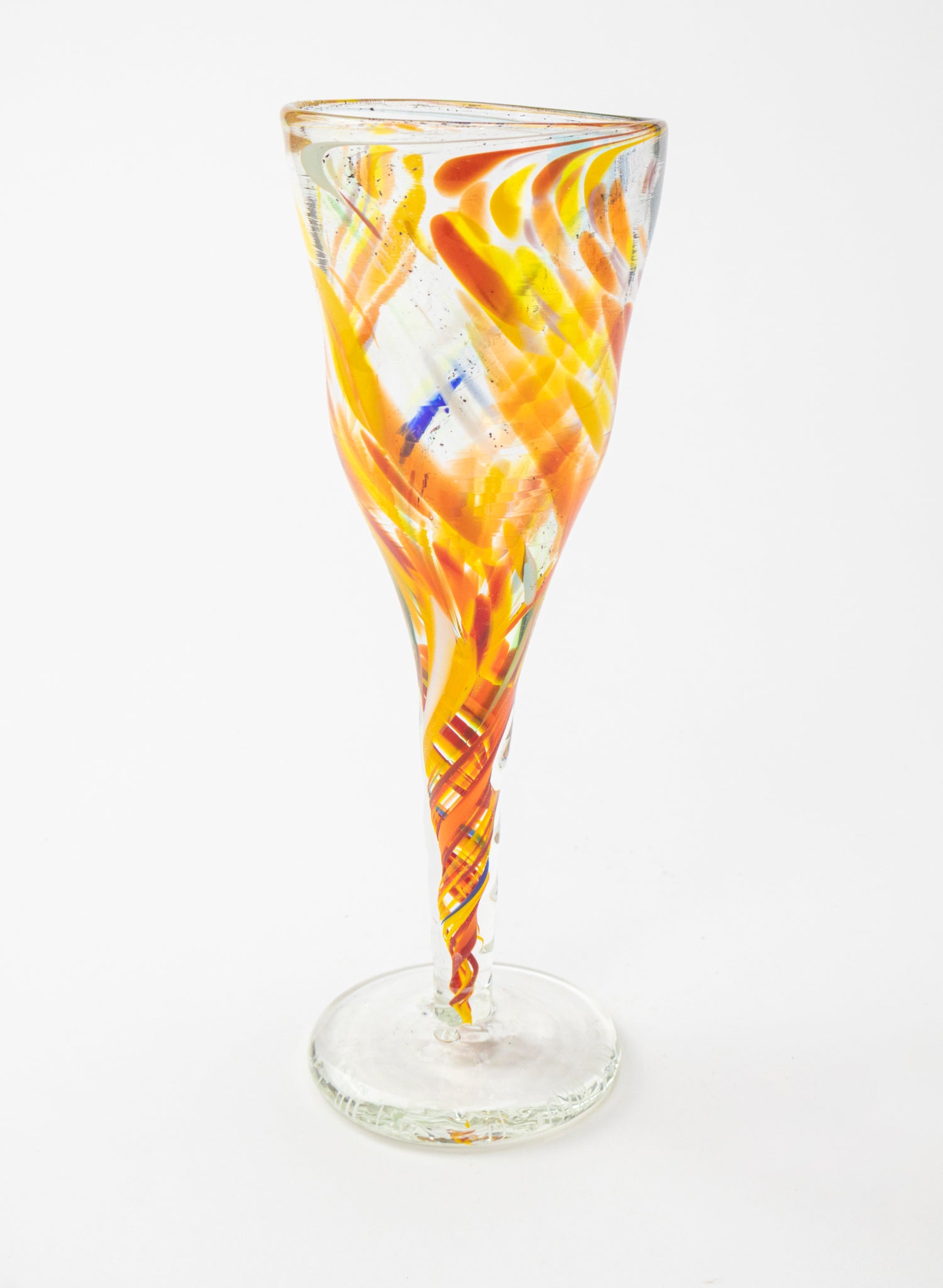 Spotty Glass Goblet