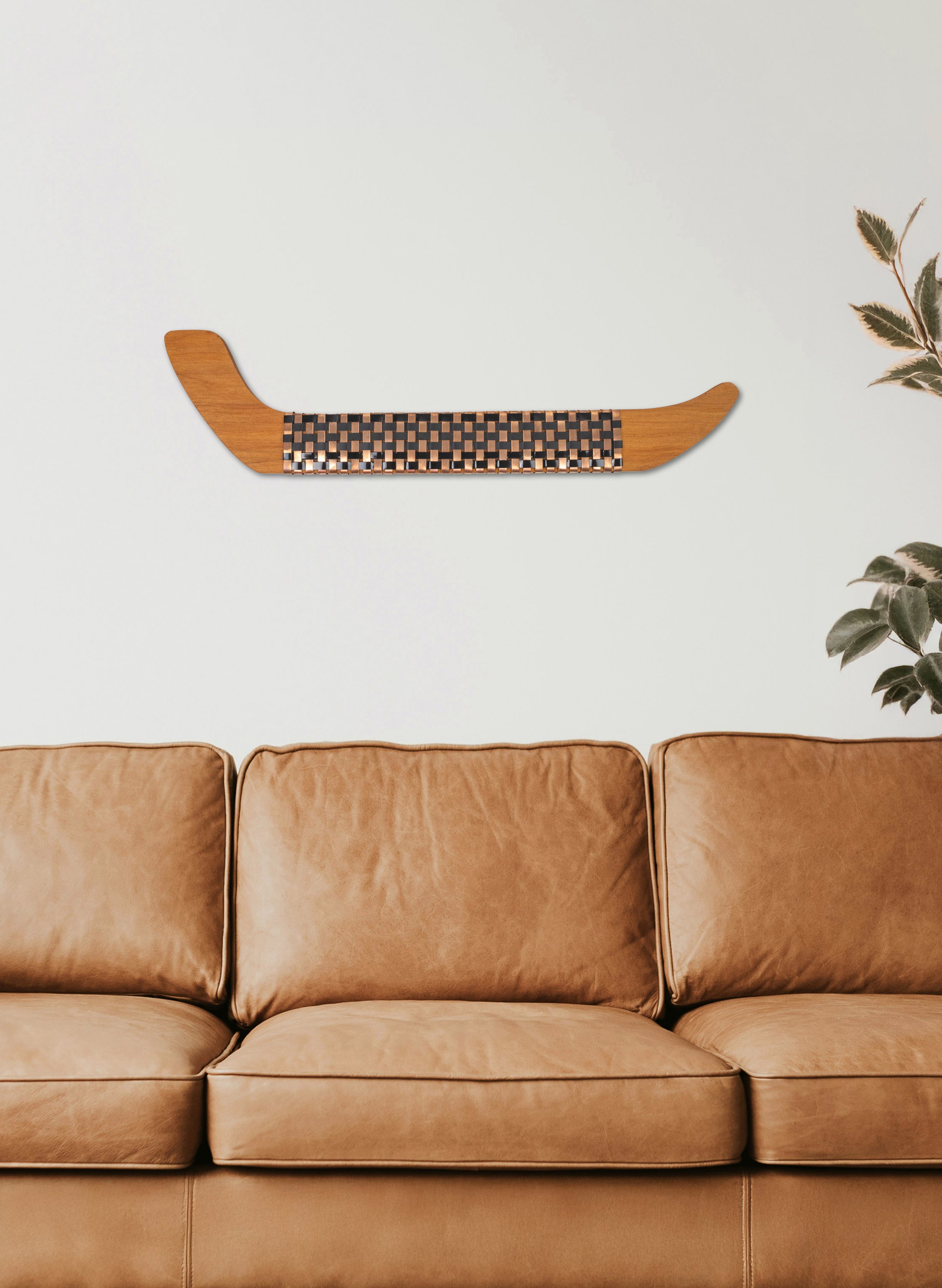 Black Camo & Copper Wall Waka