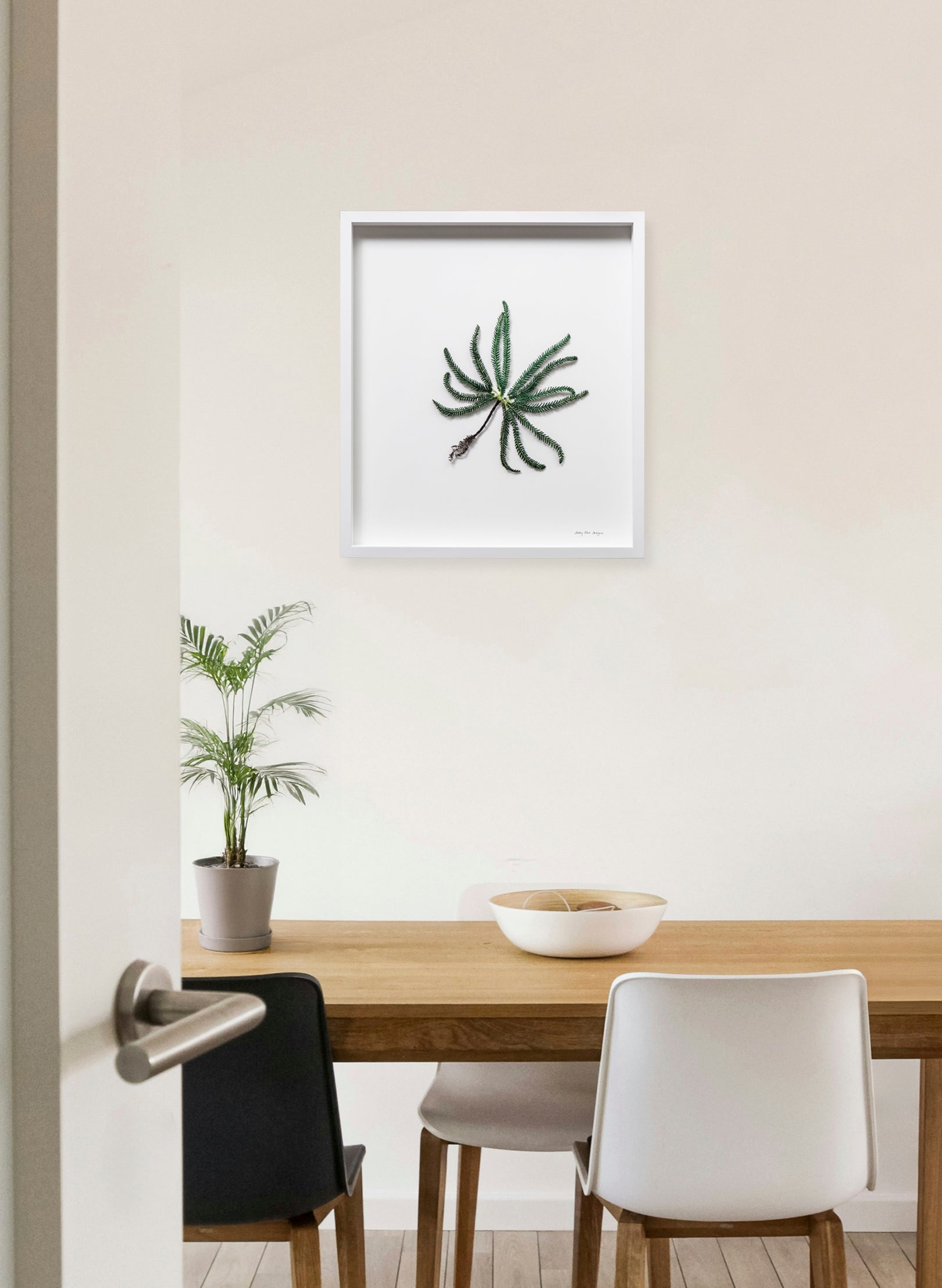 Umbrella Fern - 3D Embroidery