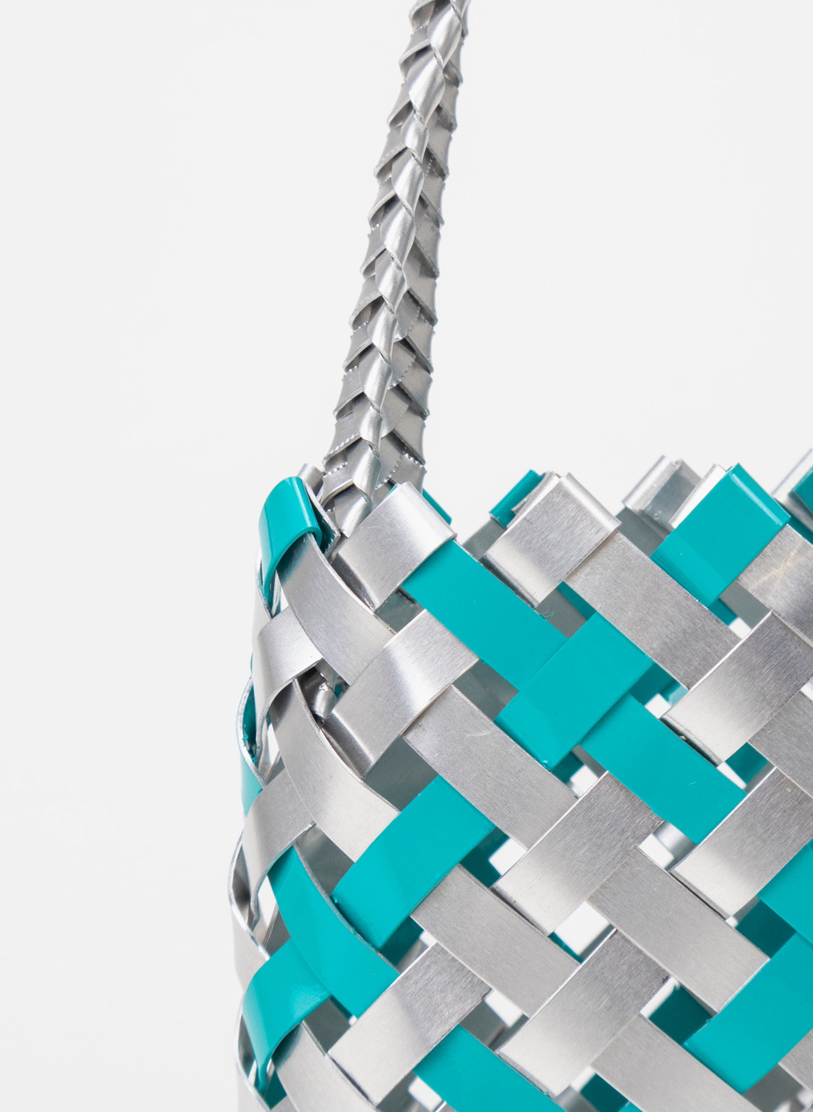 Teal and Silver Aluminium Kete (12 End)