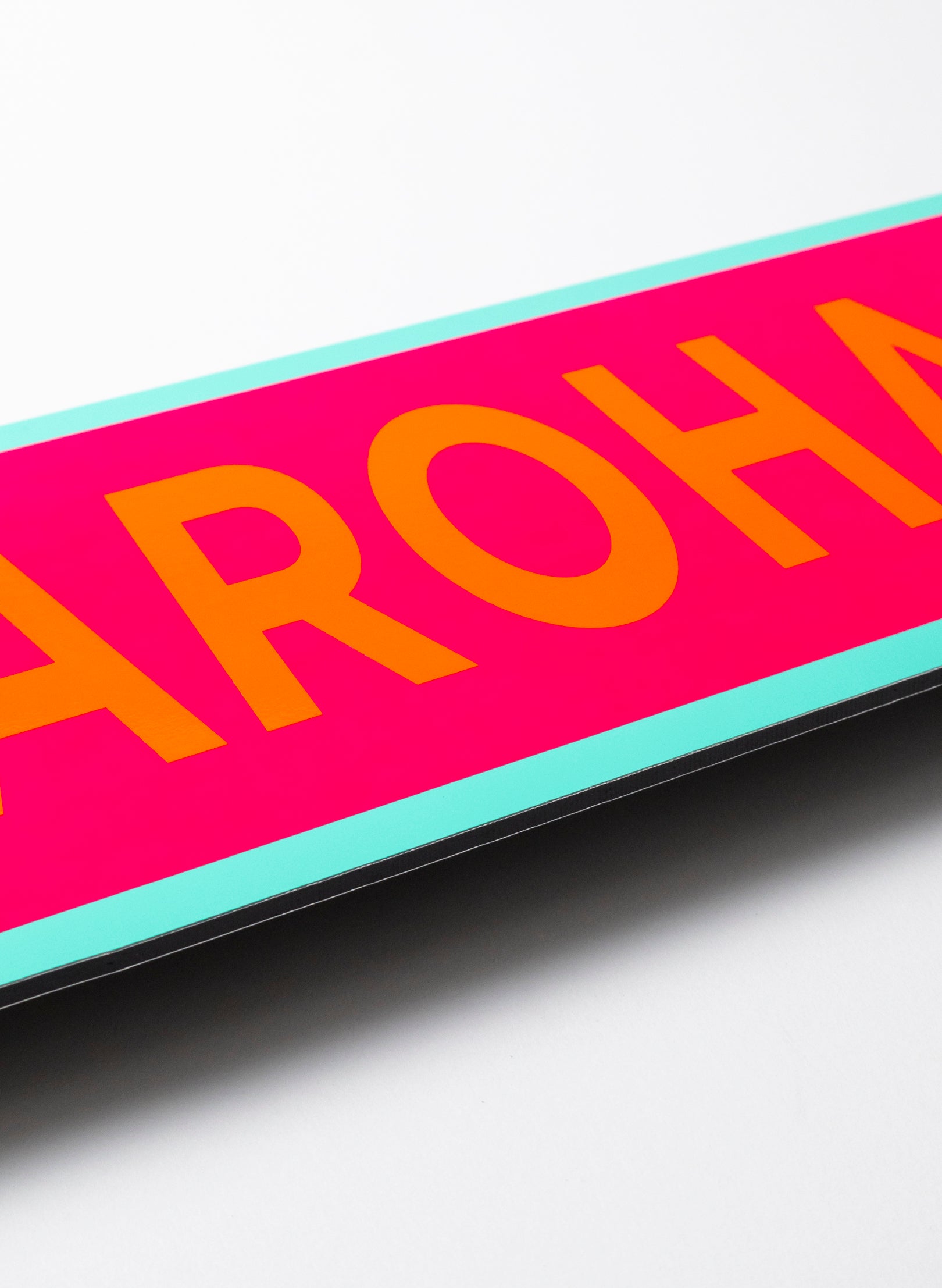 Aroha - Fluro Sign